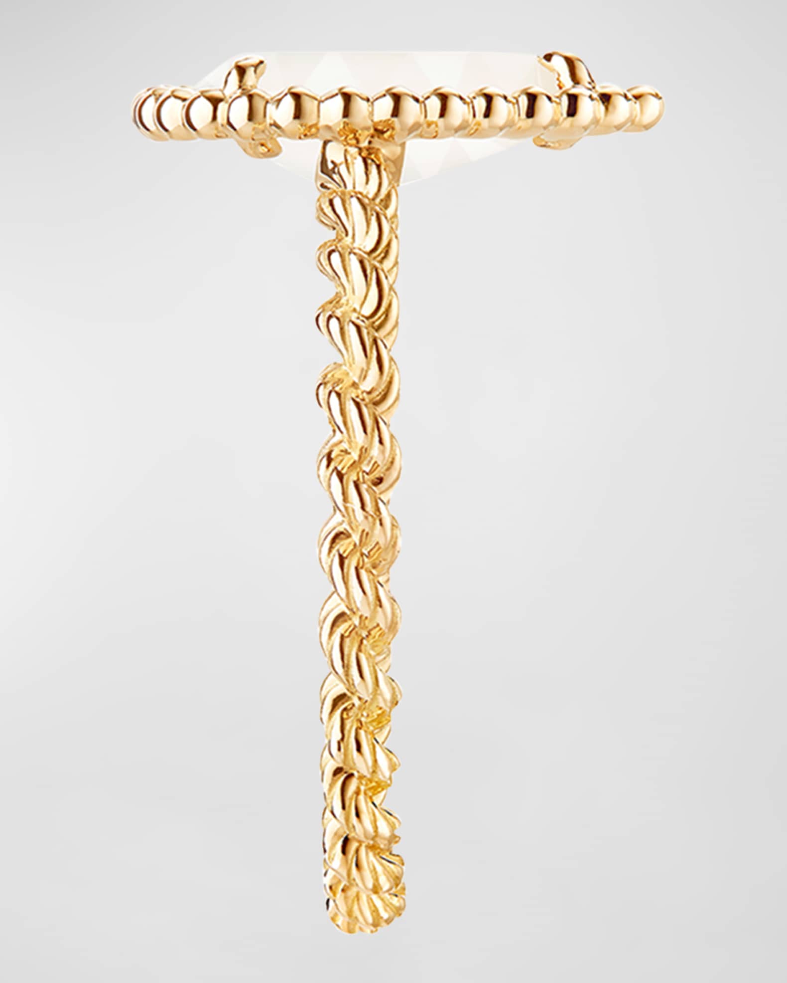 Serpent Bohème 18K Yellow Gold Mother-of-Pearl Ring 1