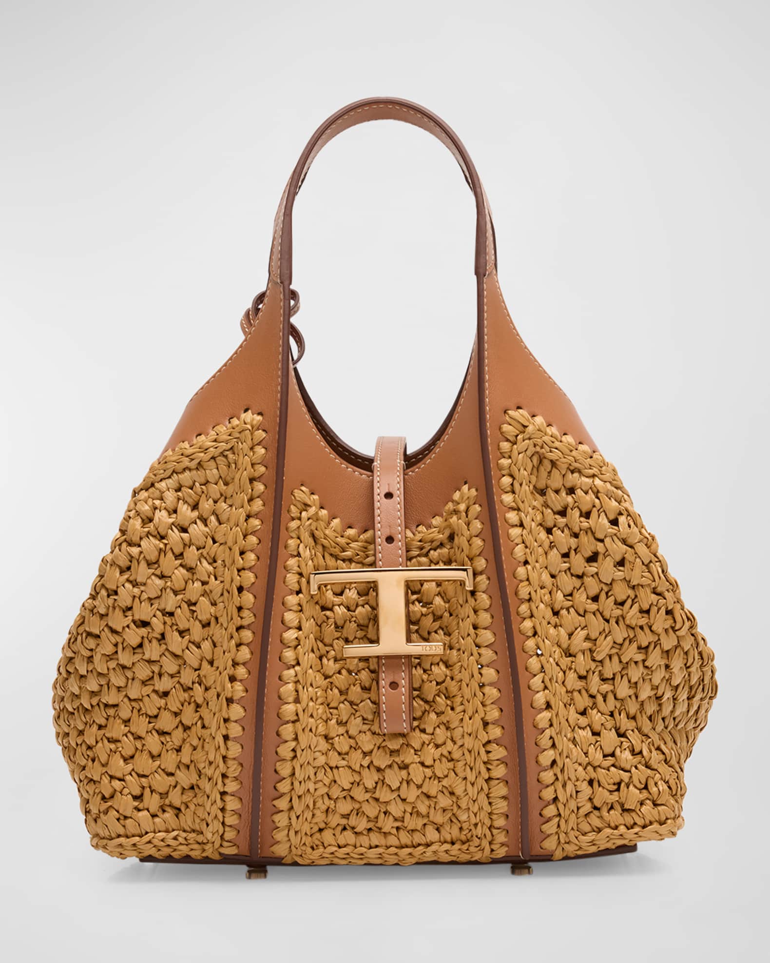 Mini Crochet Shopping Top-Handle Bag 0