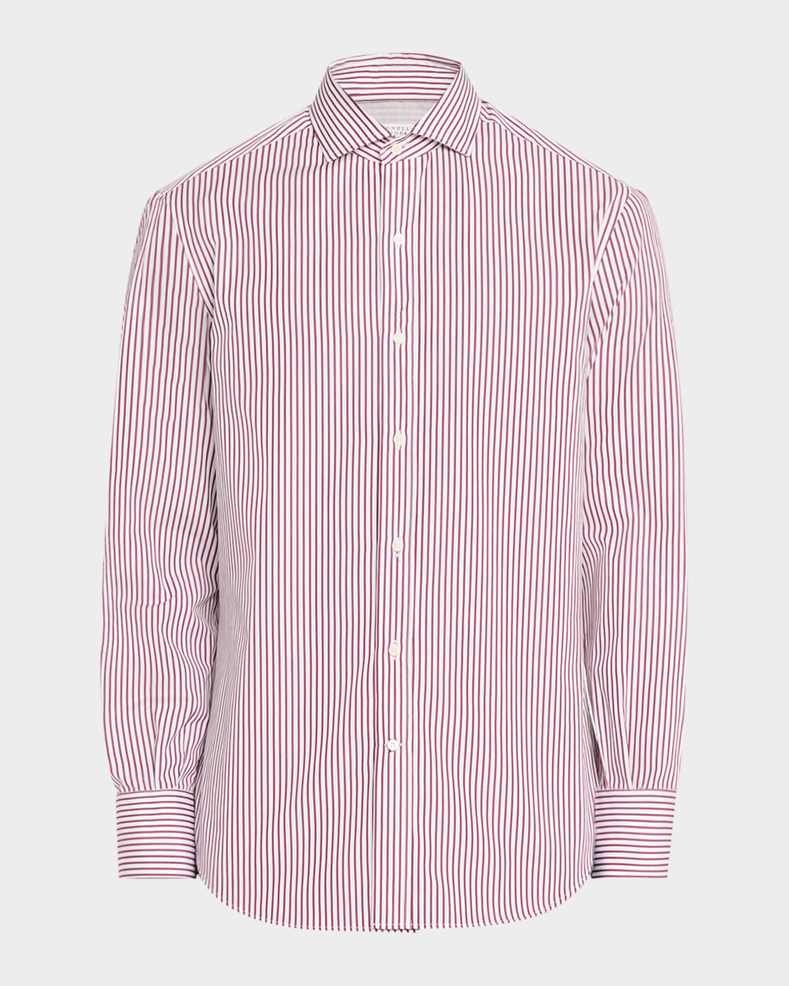 Men's Cotton Pinstripe Sport Shirt
