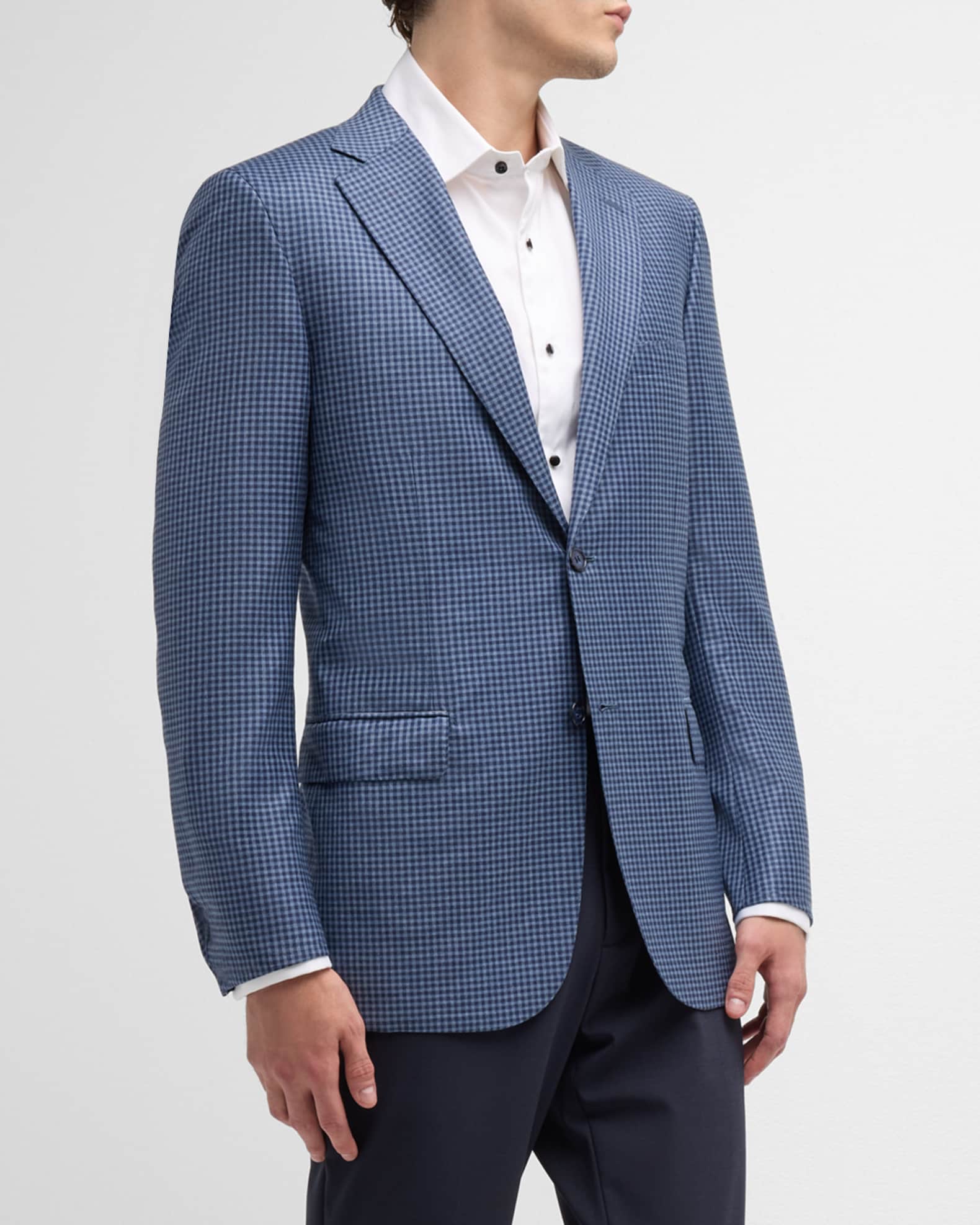 Mens gingham sport coat store