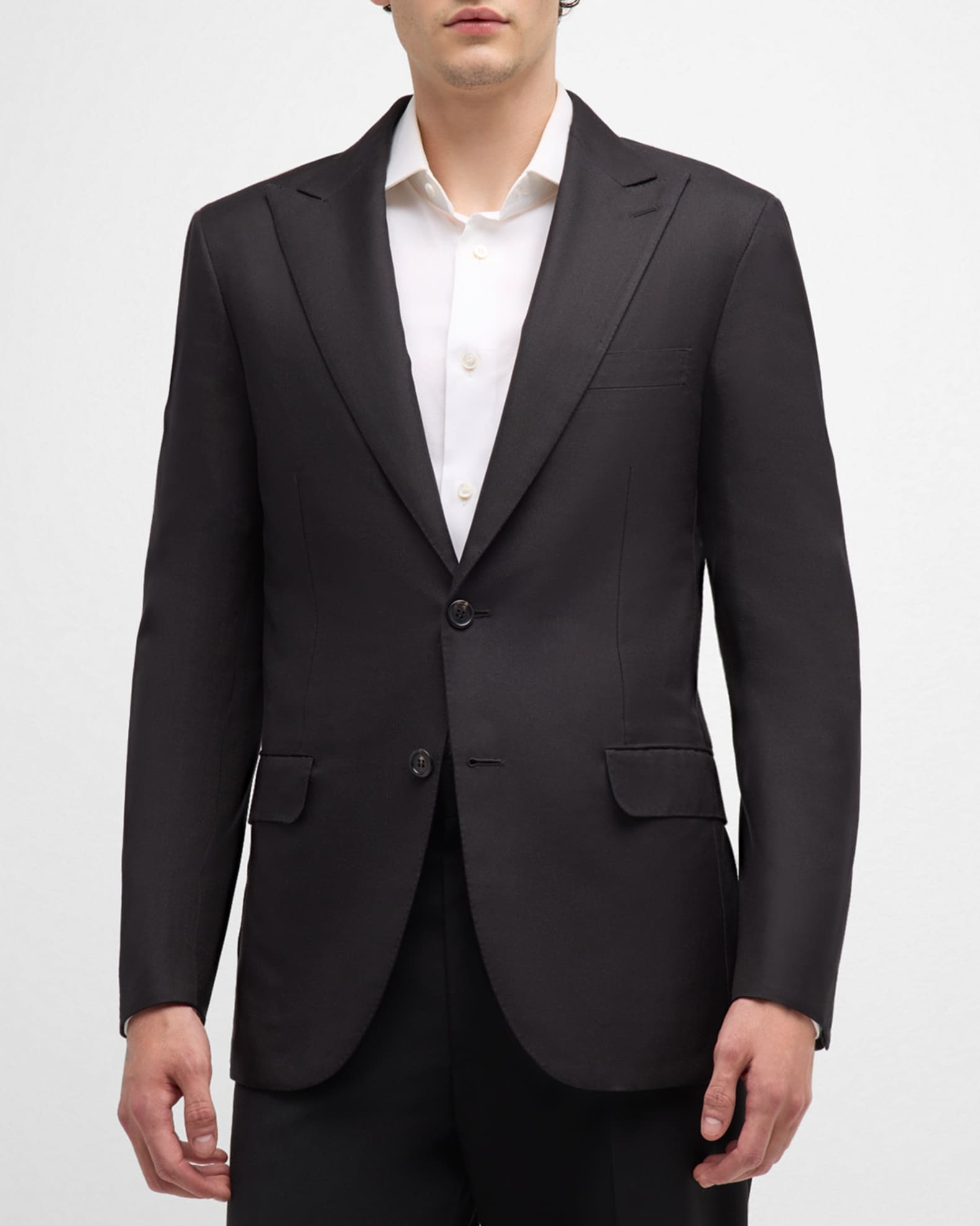 Brioni Men's Silk Twill Blazer | Neiman Marcus