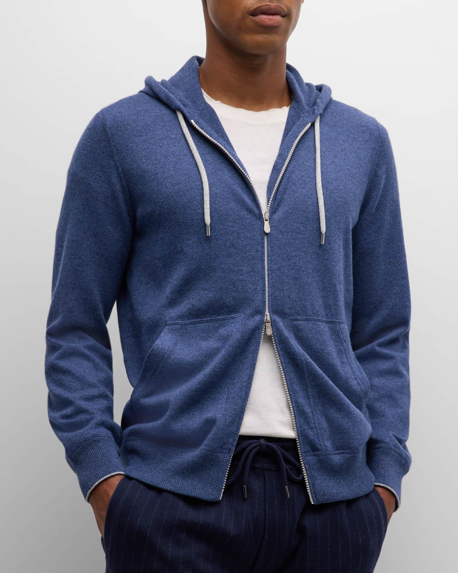 Men s Cashmere Full Zip Hoodie