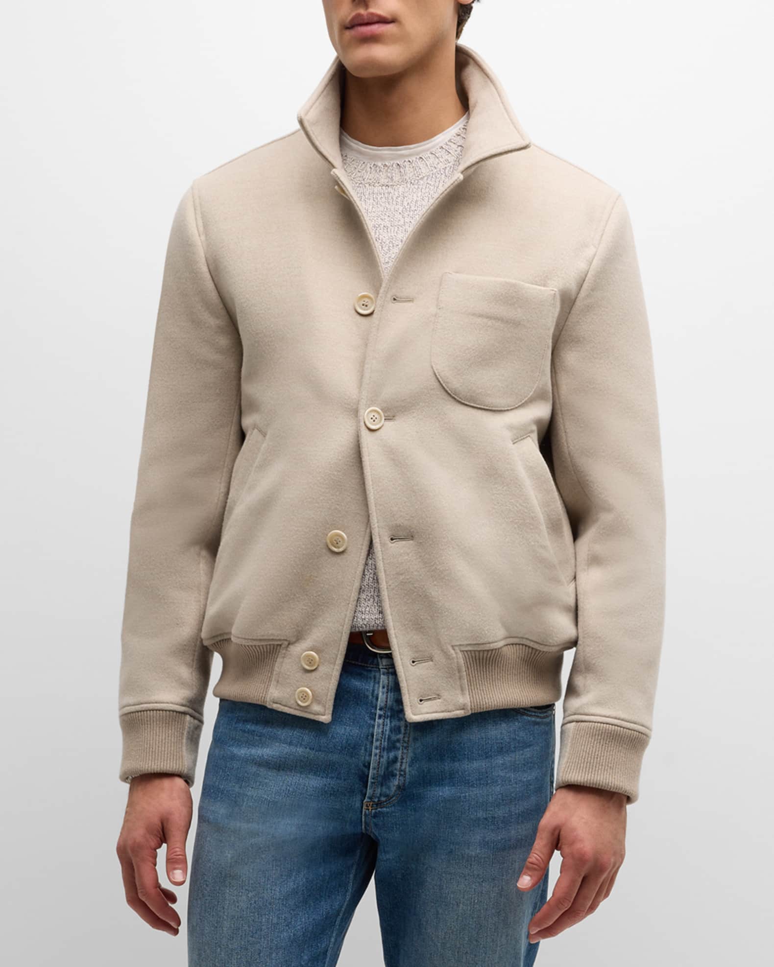 Wool jacket by Brunello Cucinelli | Tessabit