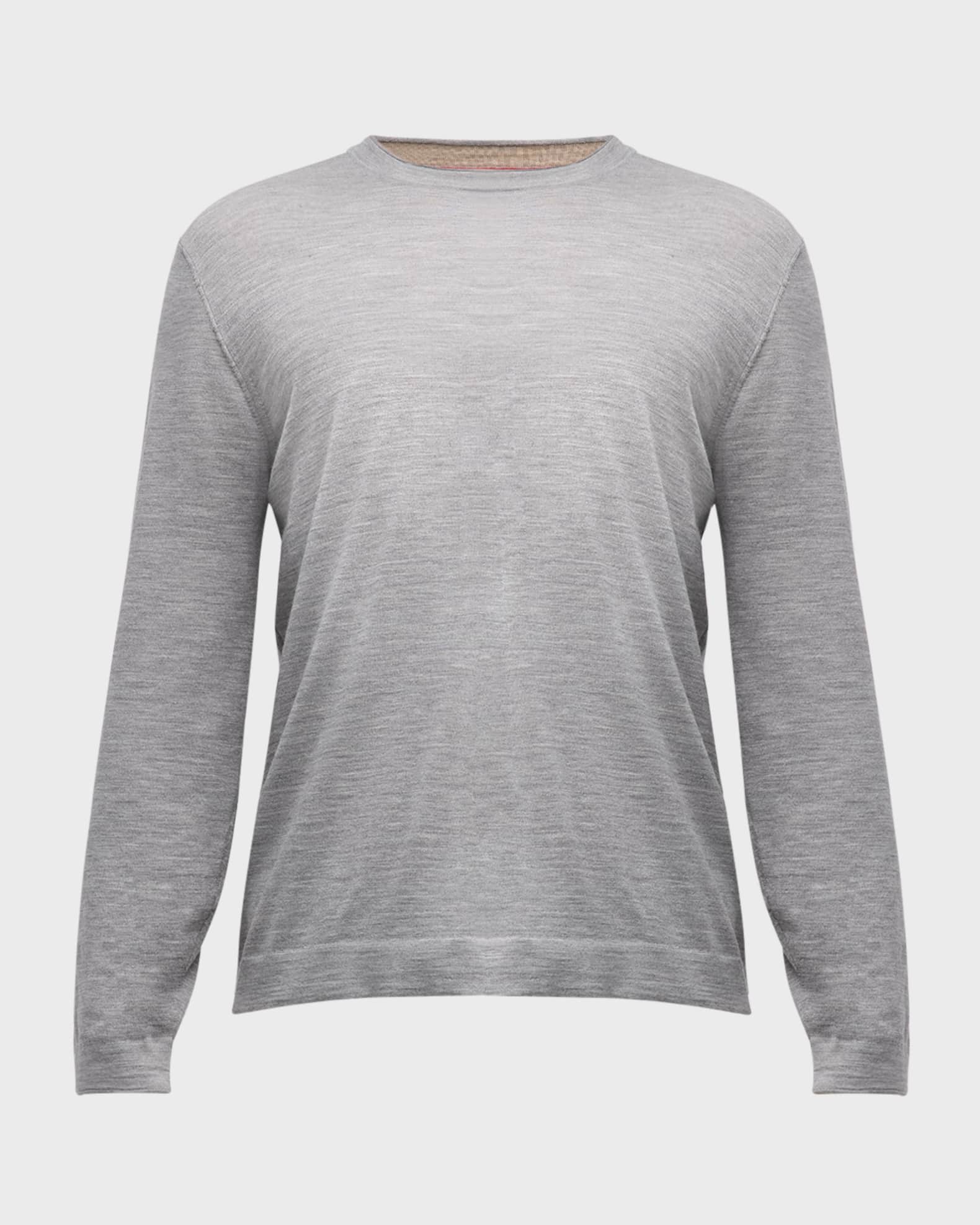 Brunello Cucinelli Men's Fine-Gauge Crewneck T-Shirt