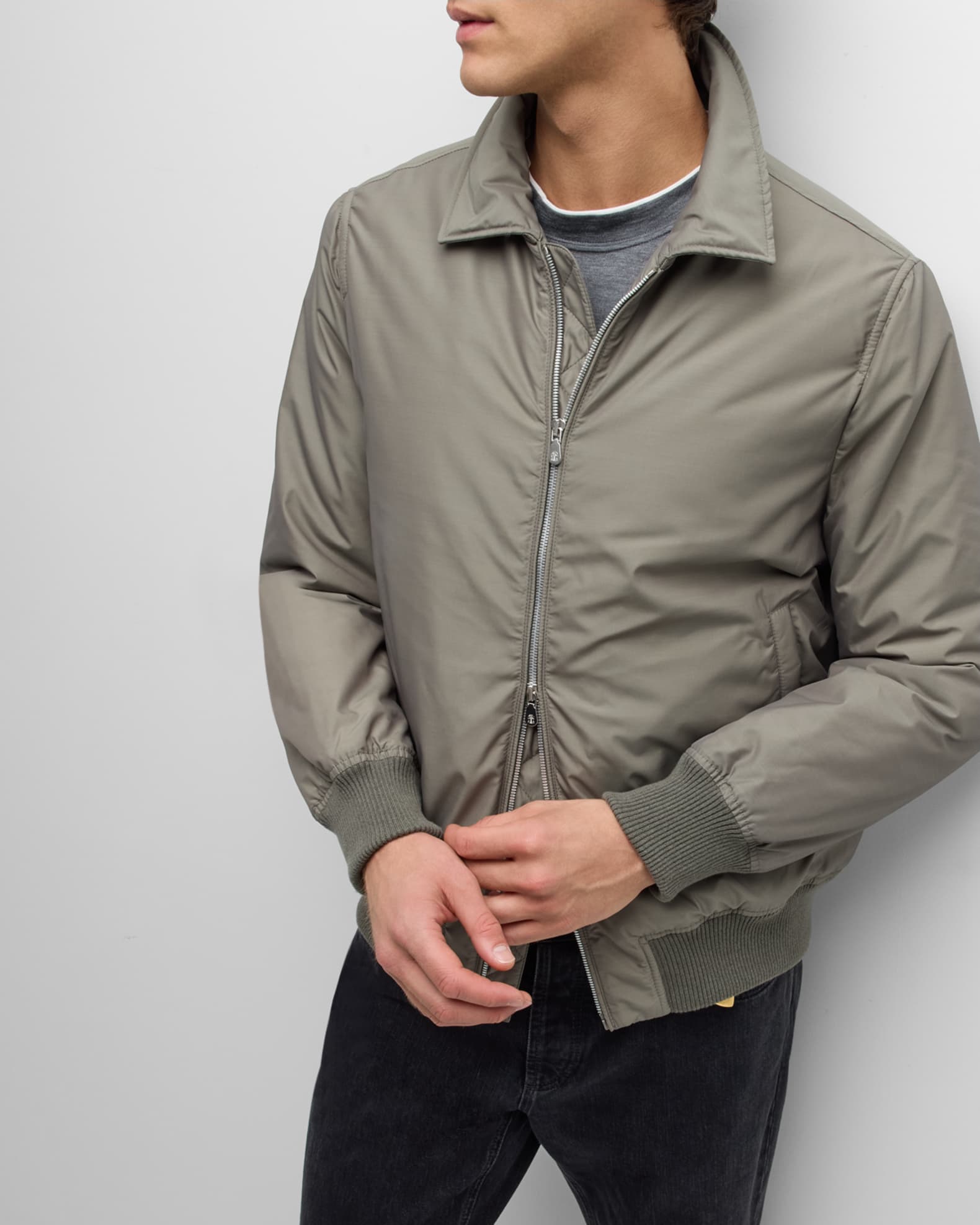 Brunello Cucinelli モニーレディテール ジャケット | ブラウン