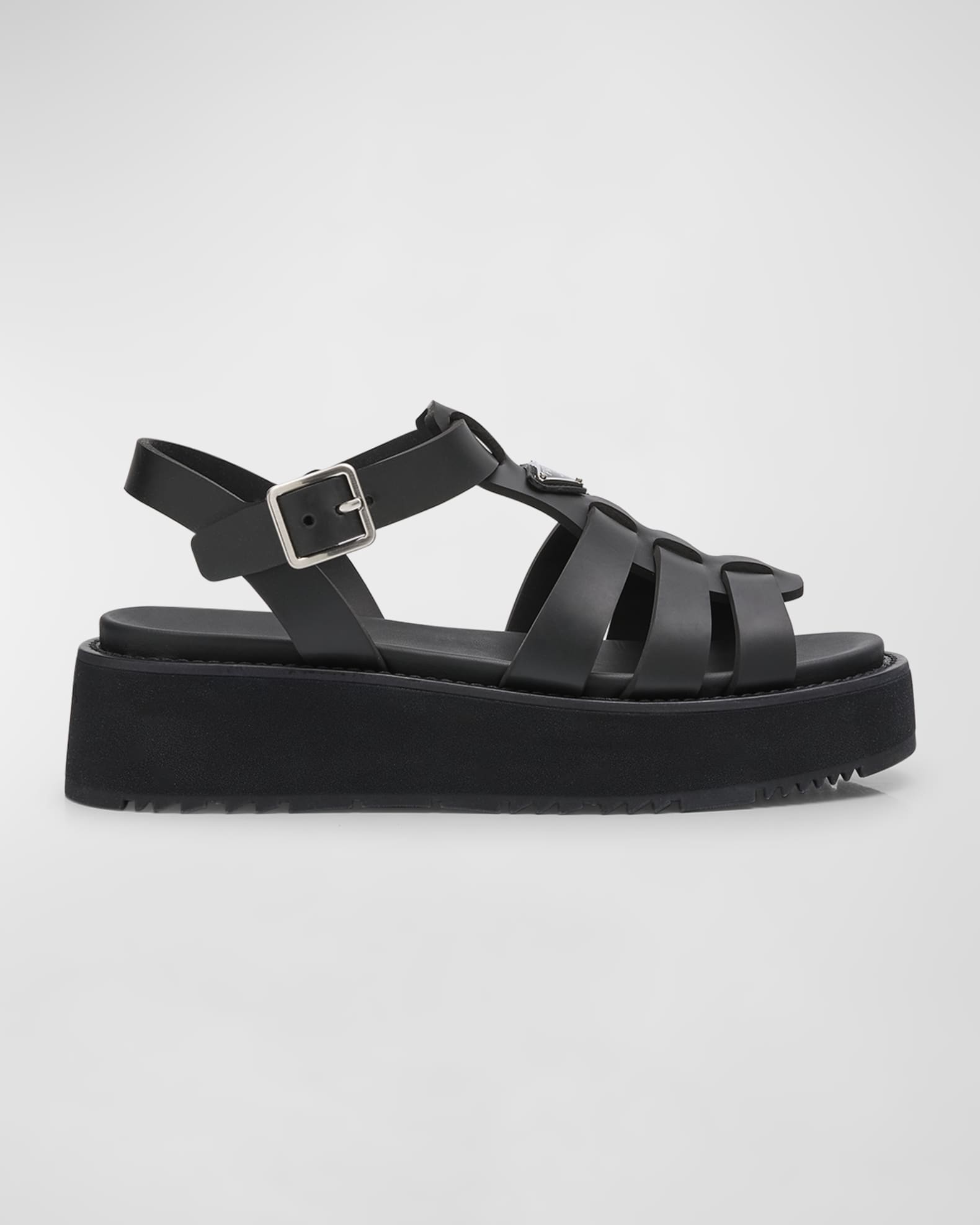 Vinyl Flatform Fisherman Sandals 0