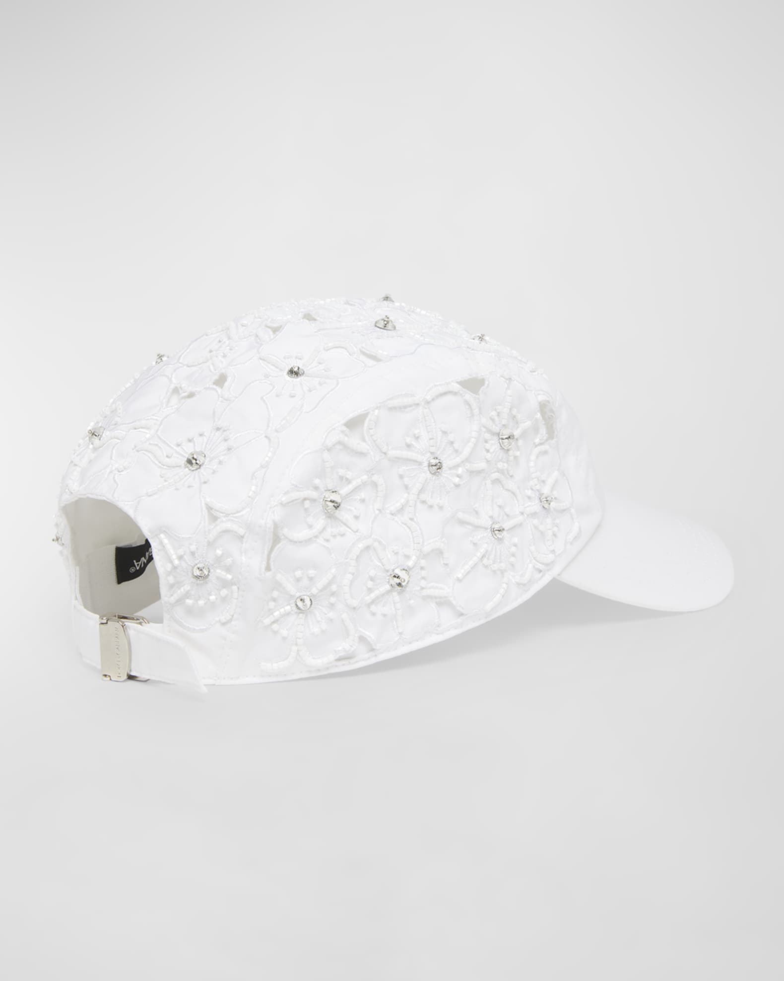 Embroidered Floral Baseball Hat  1