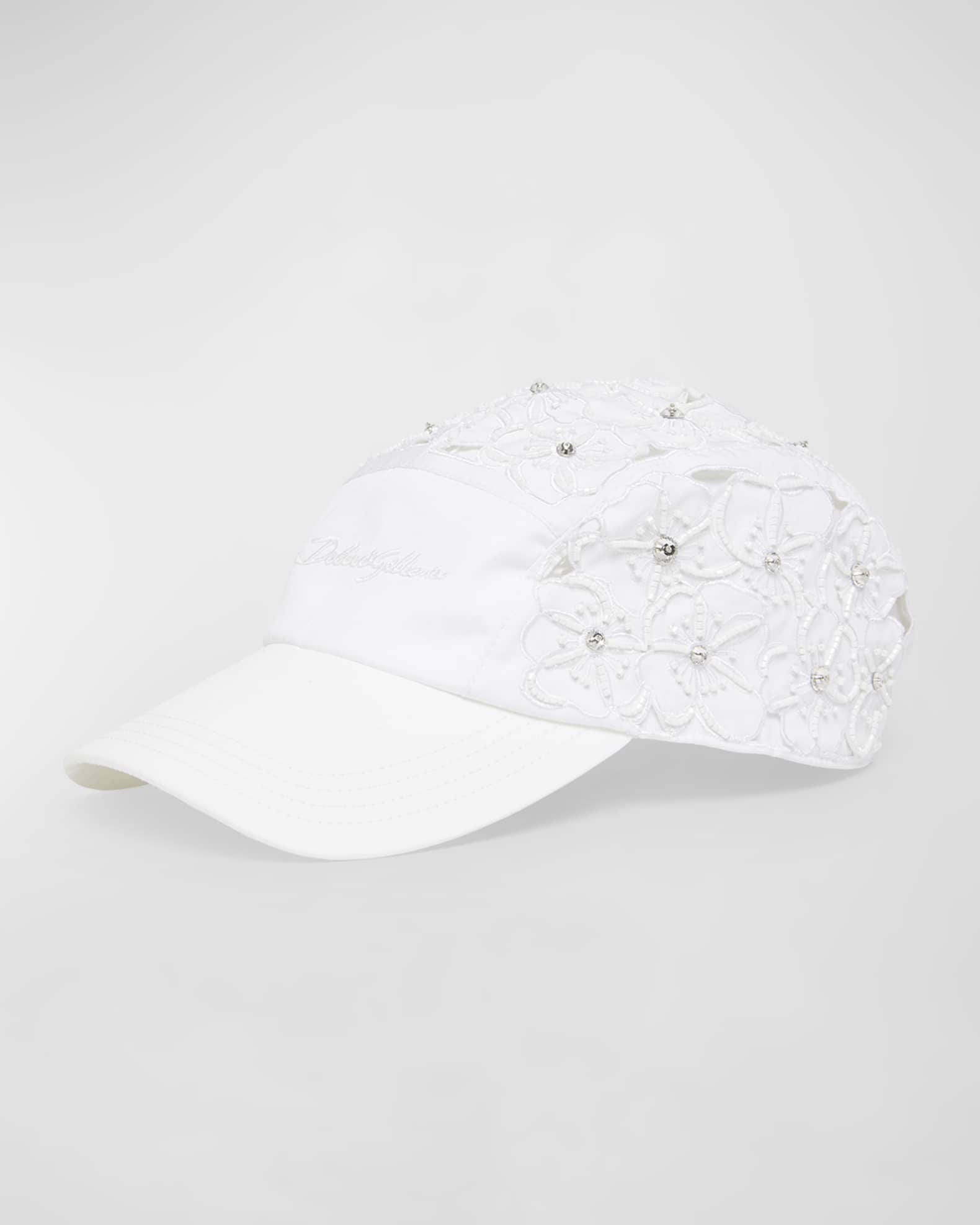 Embroidered Floral Baseball Hat  0