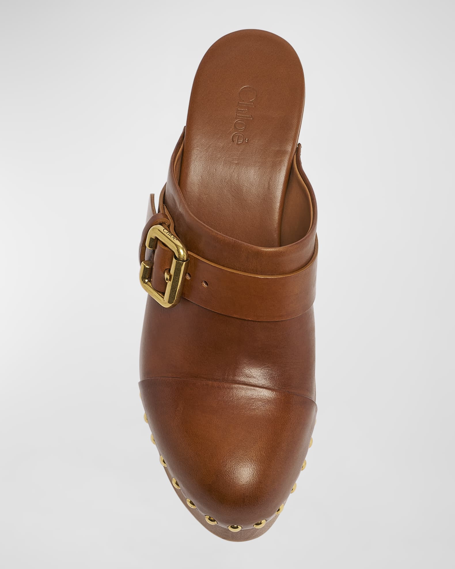 足元が主役 ☆ CHLOE クロエ Jeannette brown leather clogs Chloé Jeannette Wedge Clog | Chloé US