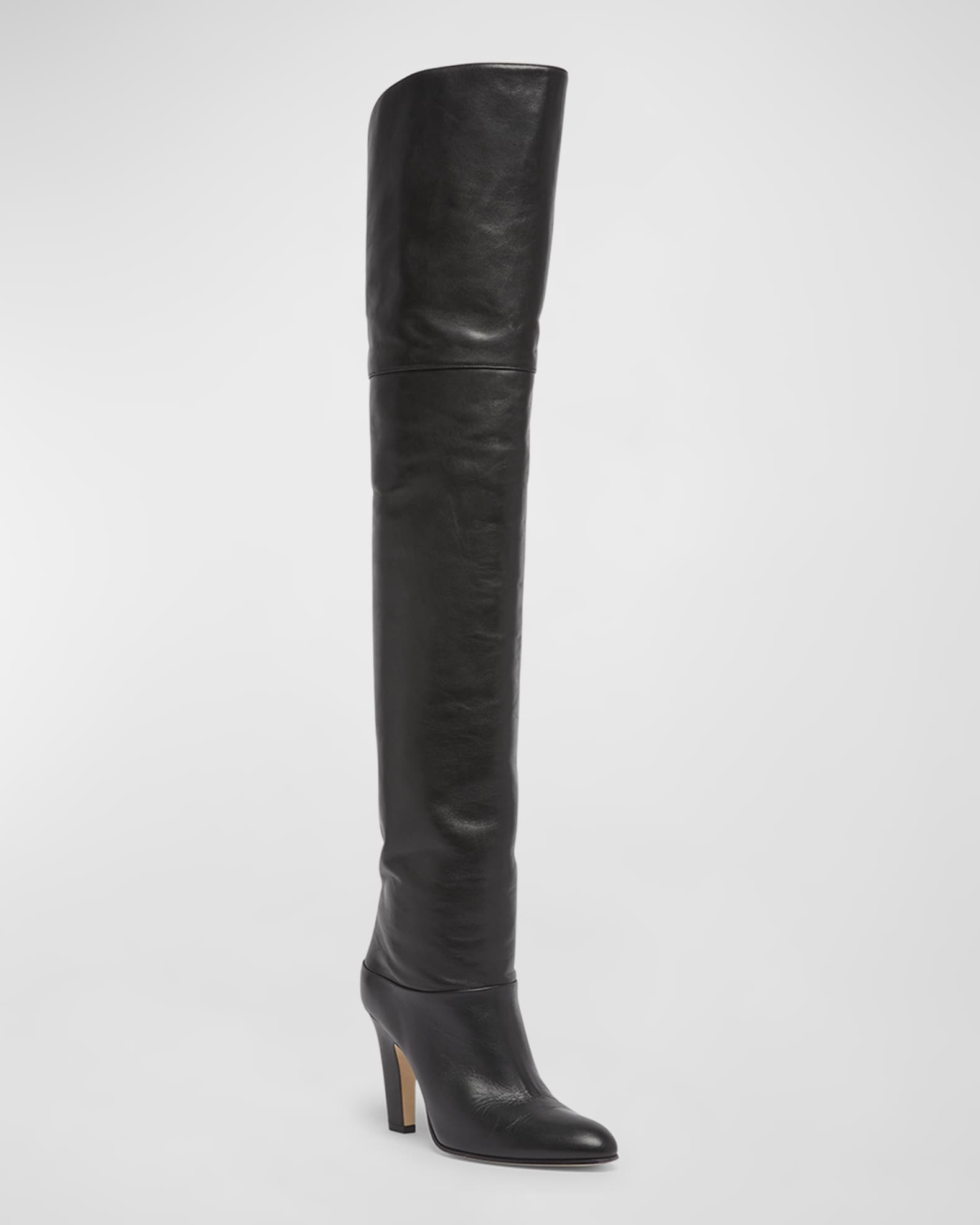 Chloe Eve Leather Over-The-Knee Boots | Neiman Marcus
