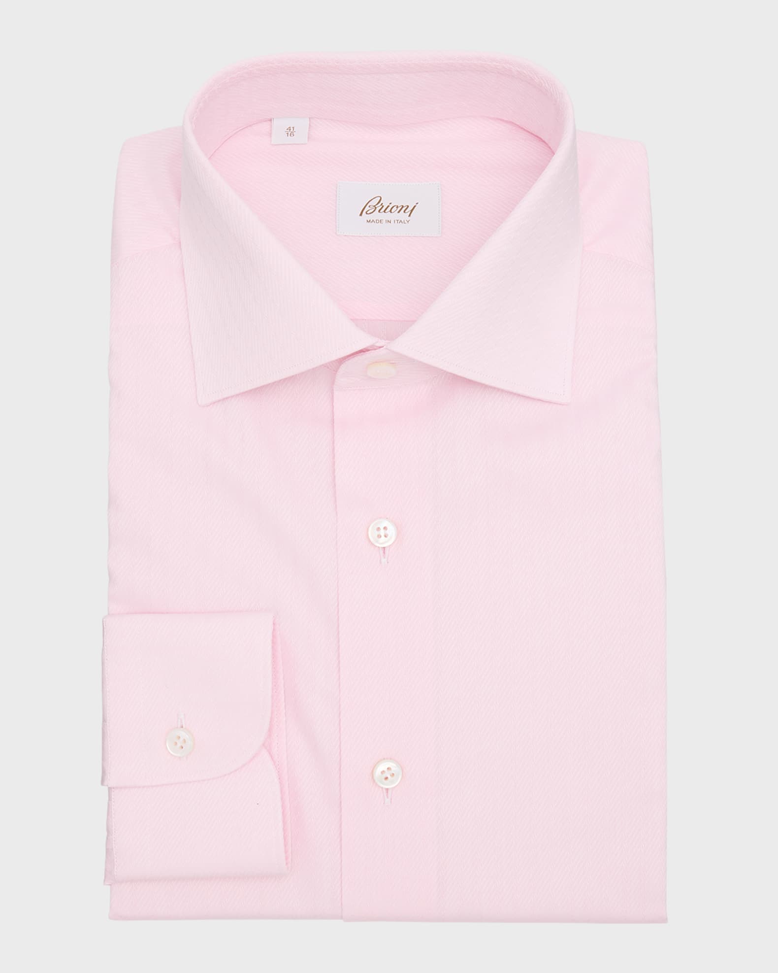 Men's Cotton Herringbone Dress Shirt 0