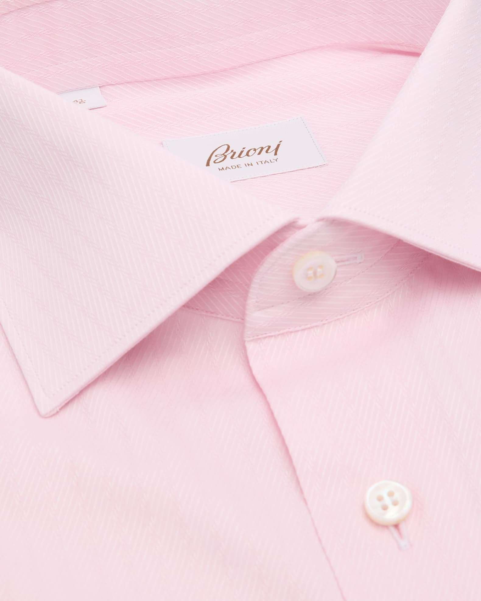 Men's Cotton Herringbone Dress Shirt 1