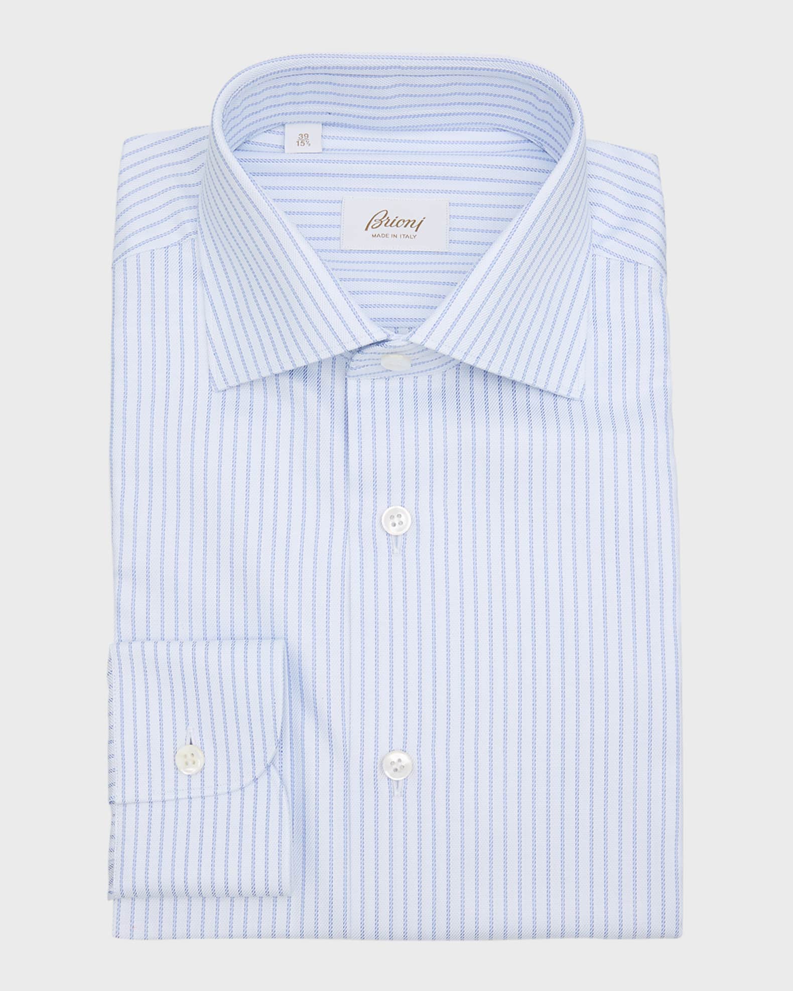 Men's Striped Dress Shirt 0