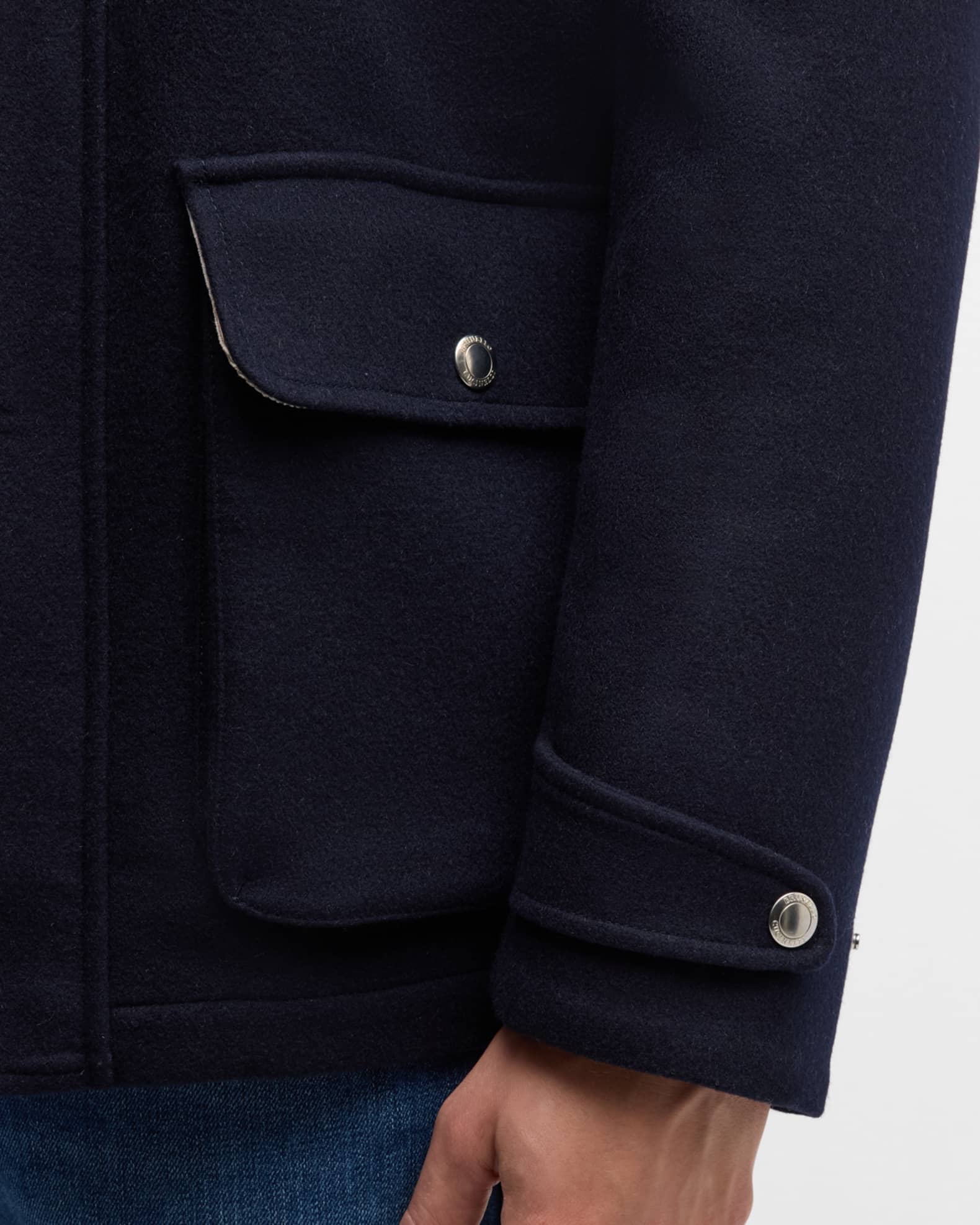 Brunello Cucinelli Men's Wool Blend Car Coat Neiman Marcus