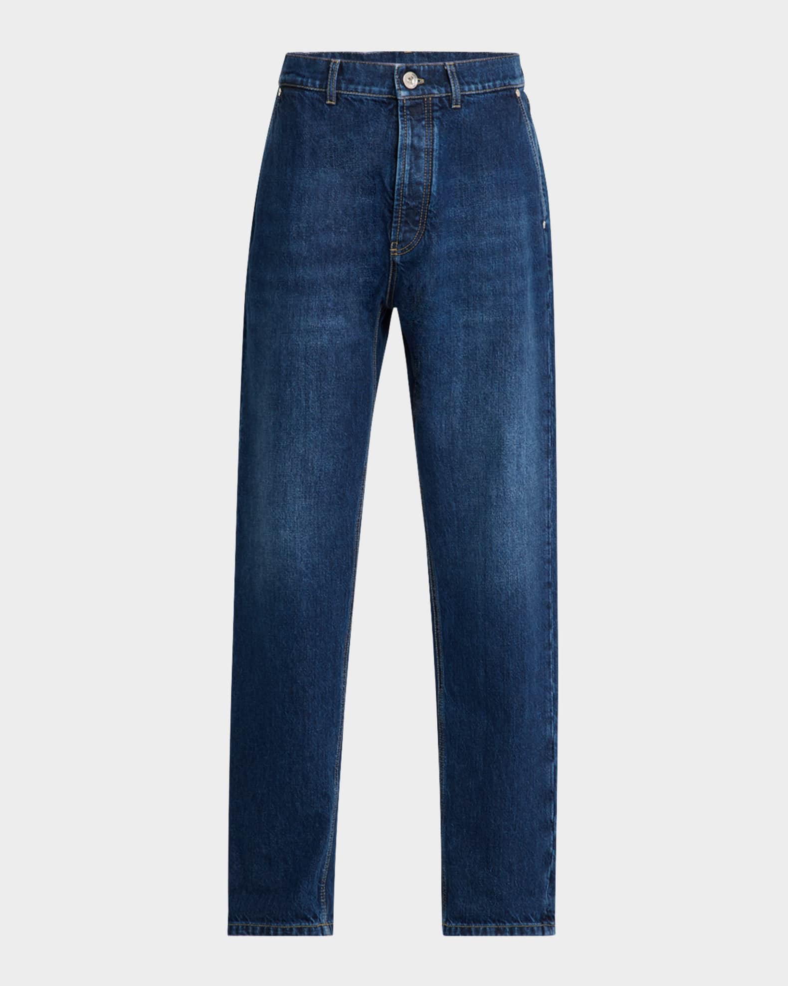Men's Iconic Fit Dark-Wash Jeans 0