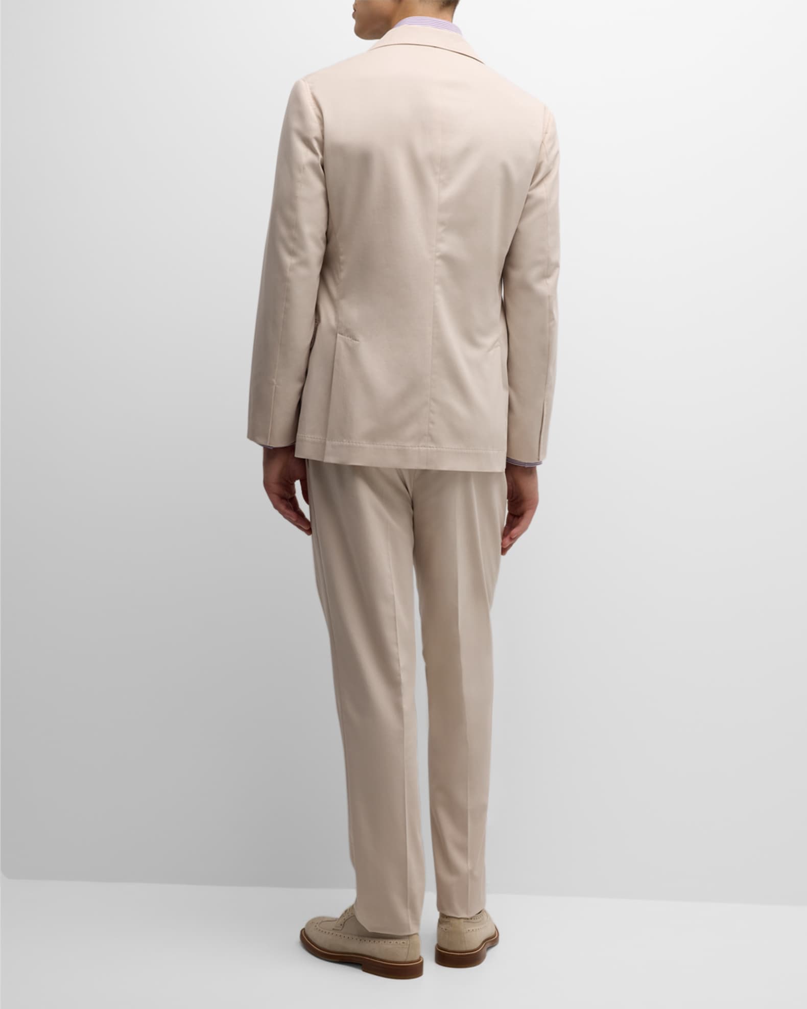 Brunello Cucinelli Men's Cotton Blend Suit | Neiman Marcus