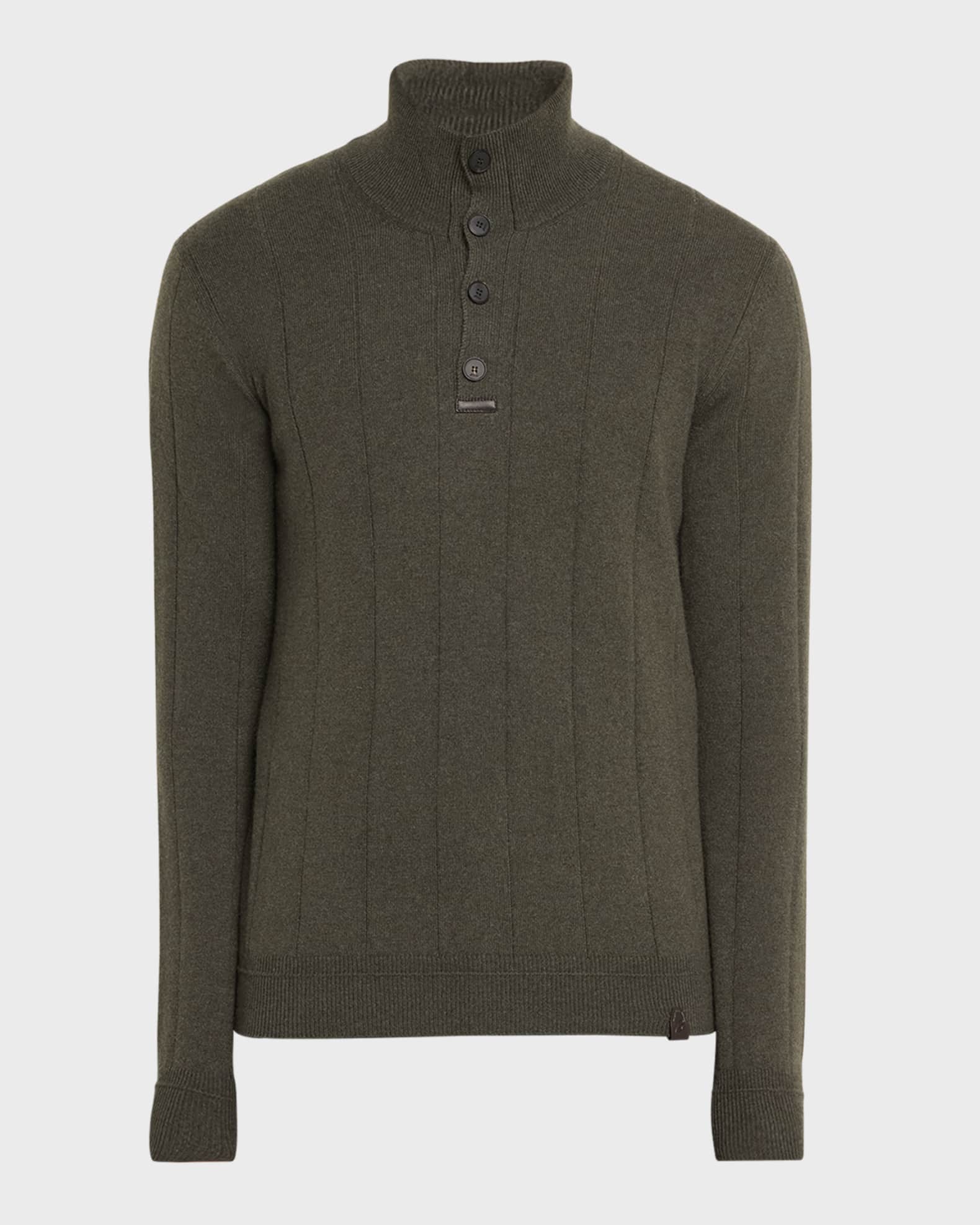 Men s Ribbed Wool Sweater