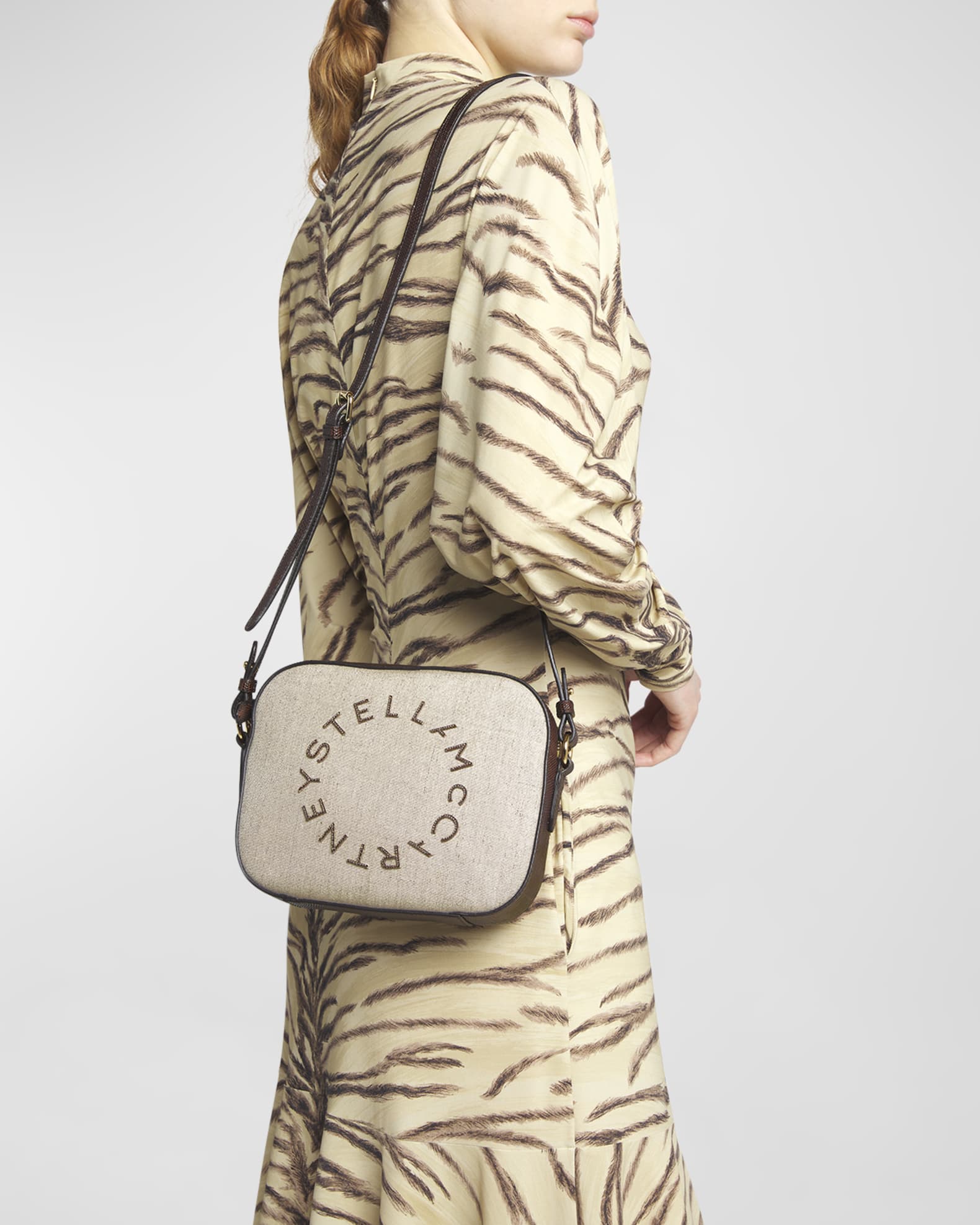Stella mccartney logo camera bag hotsell