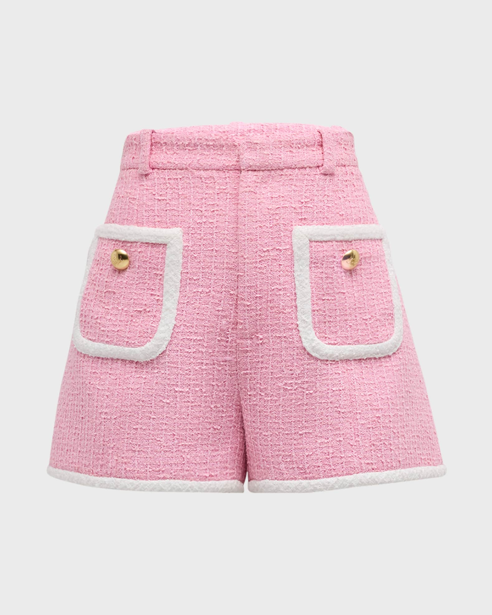 Cinq A Sept Aldi belted crepe shorts - Pink