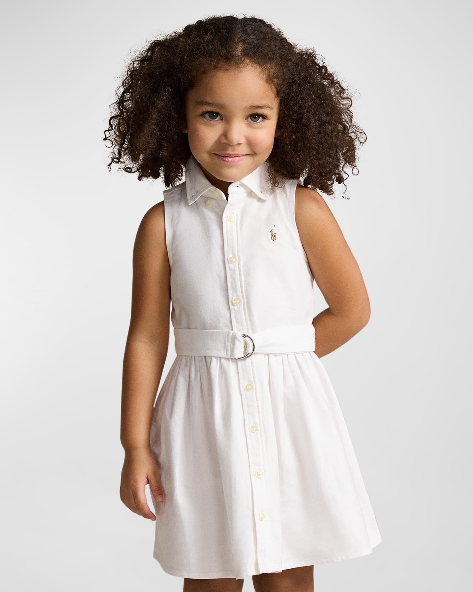 Girl's Classic Oxford Dress | Neiman Marcus