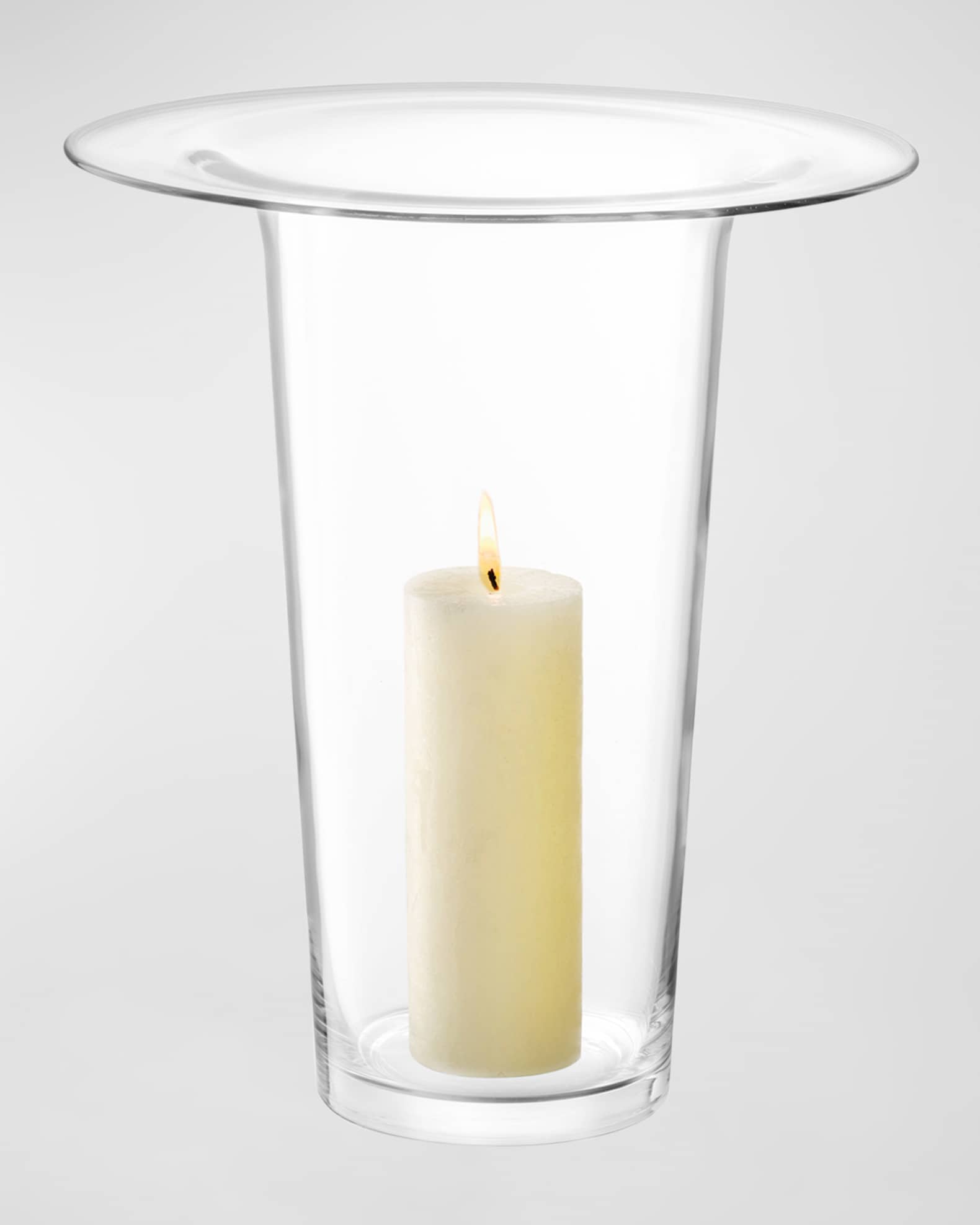 Victoria 17.75" Vase/Lantern, Clear 1