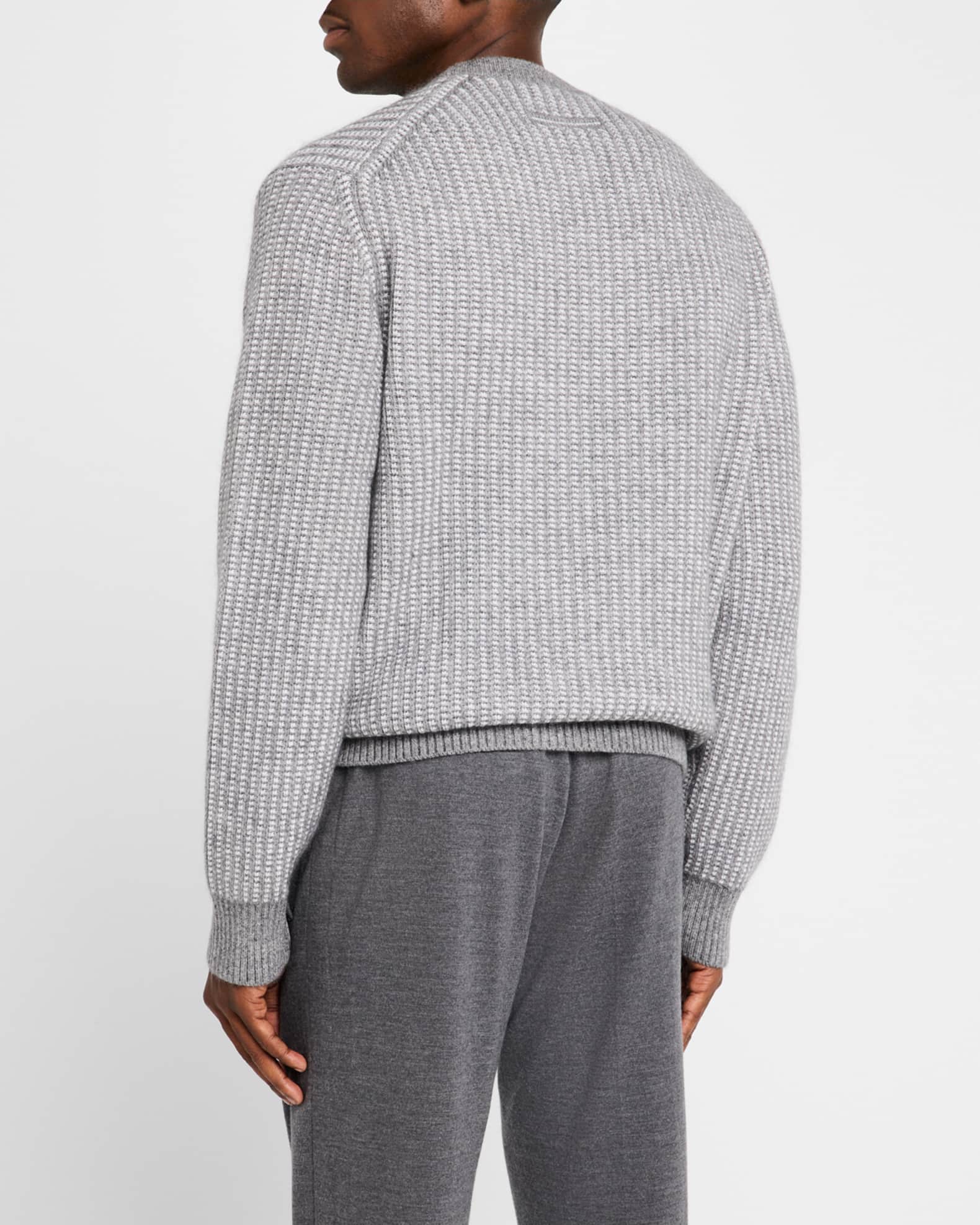 GX1000 Jacquard Crewneck Grey ニット GX1000 JACQUARD CREWNECK / GREY (ジーエックスセン