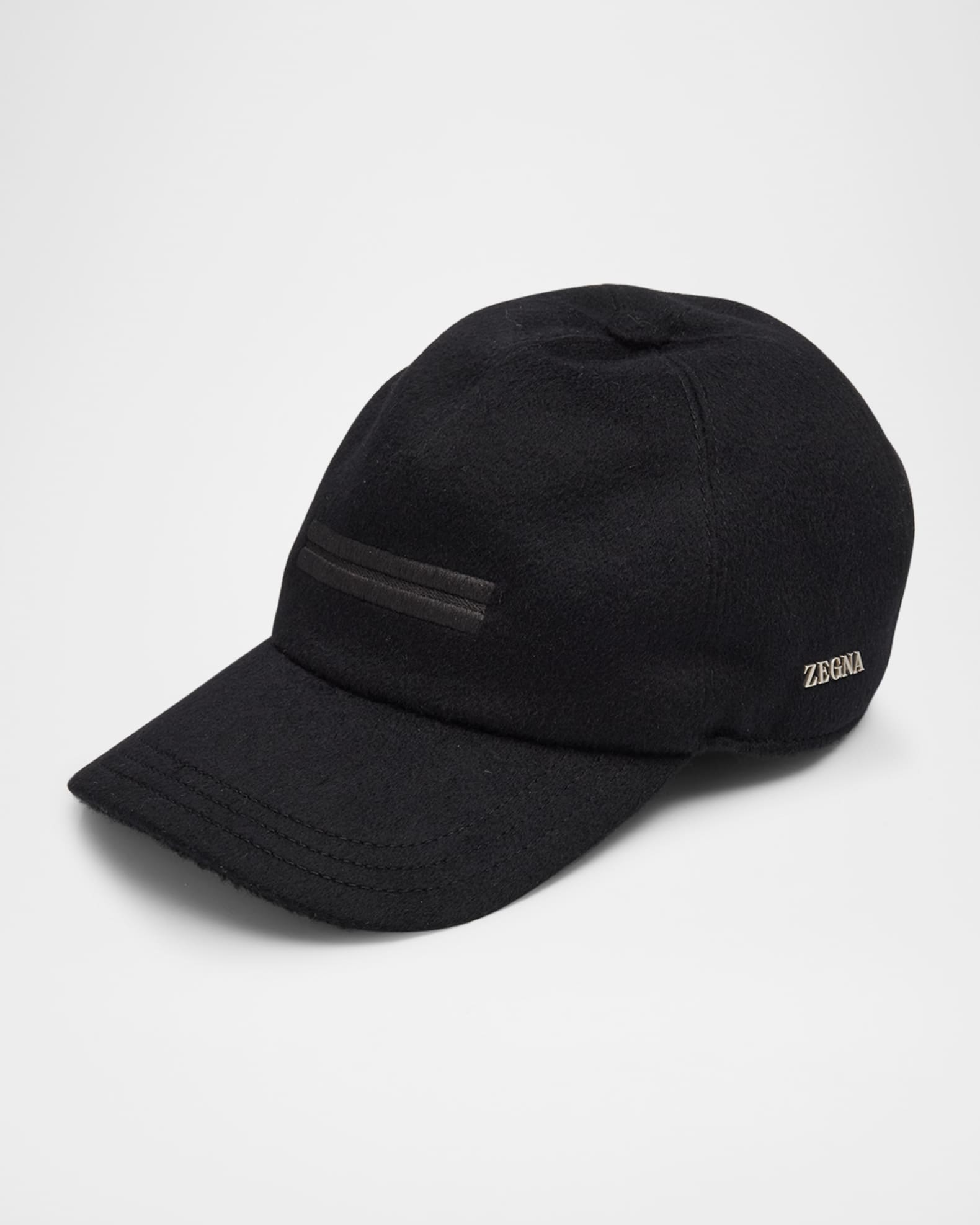 ZEGNA Men's Oasi Cashmere and Wool Baseball Cap | Neiman Marcus