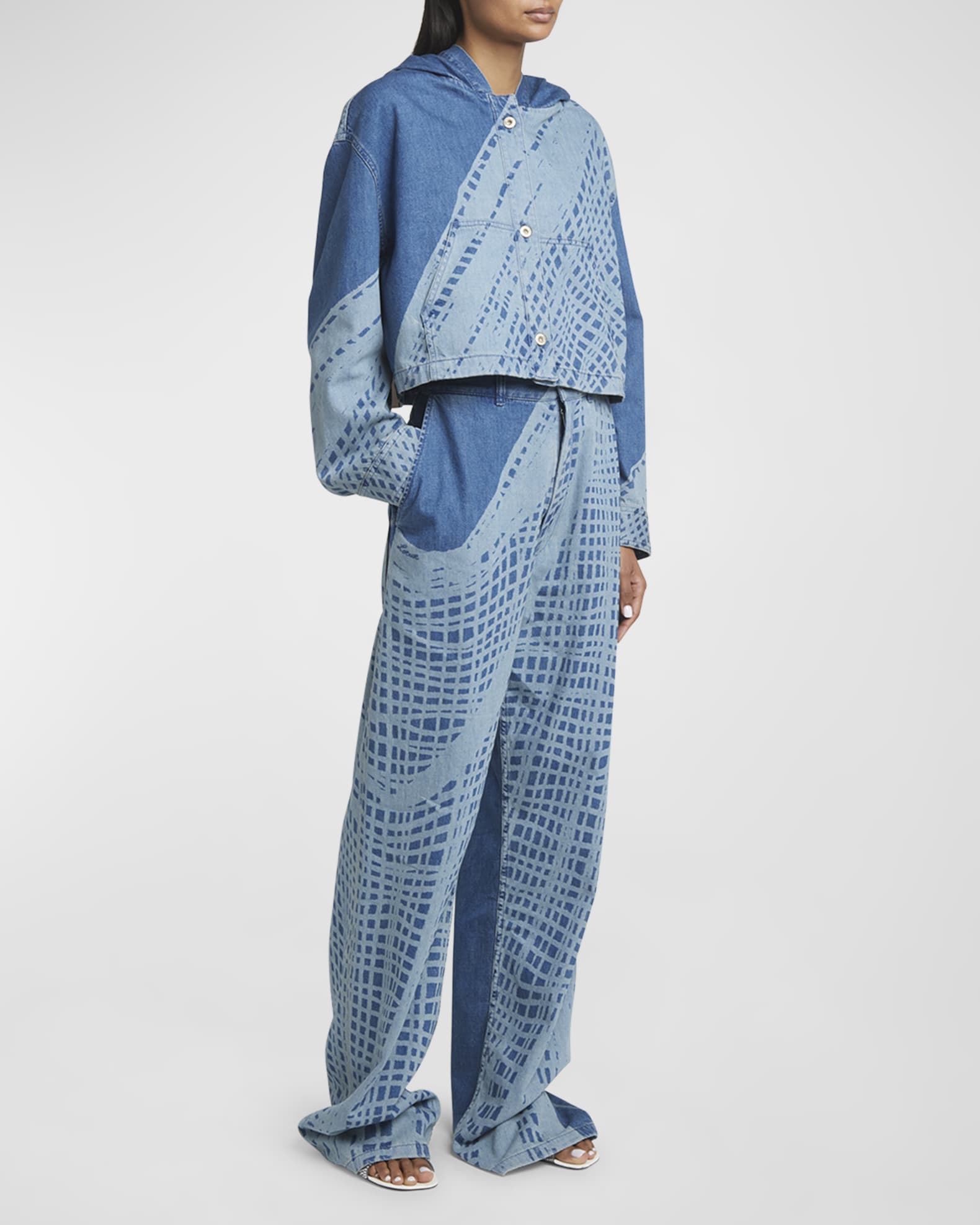 Cropped denim Pants Loewe x Paula’s Ibiza