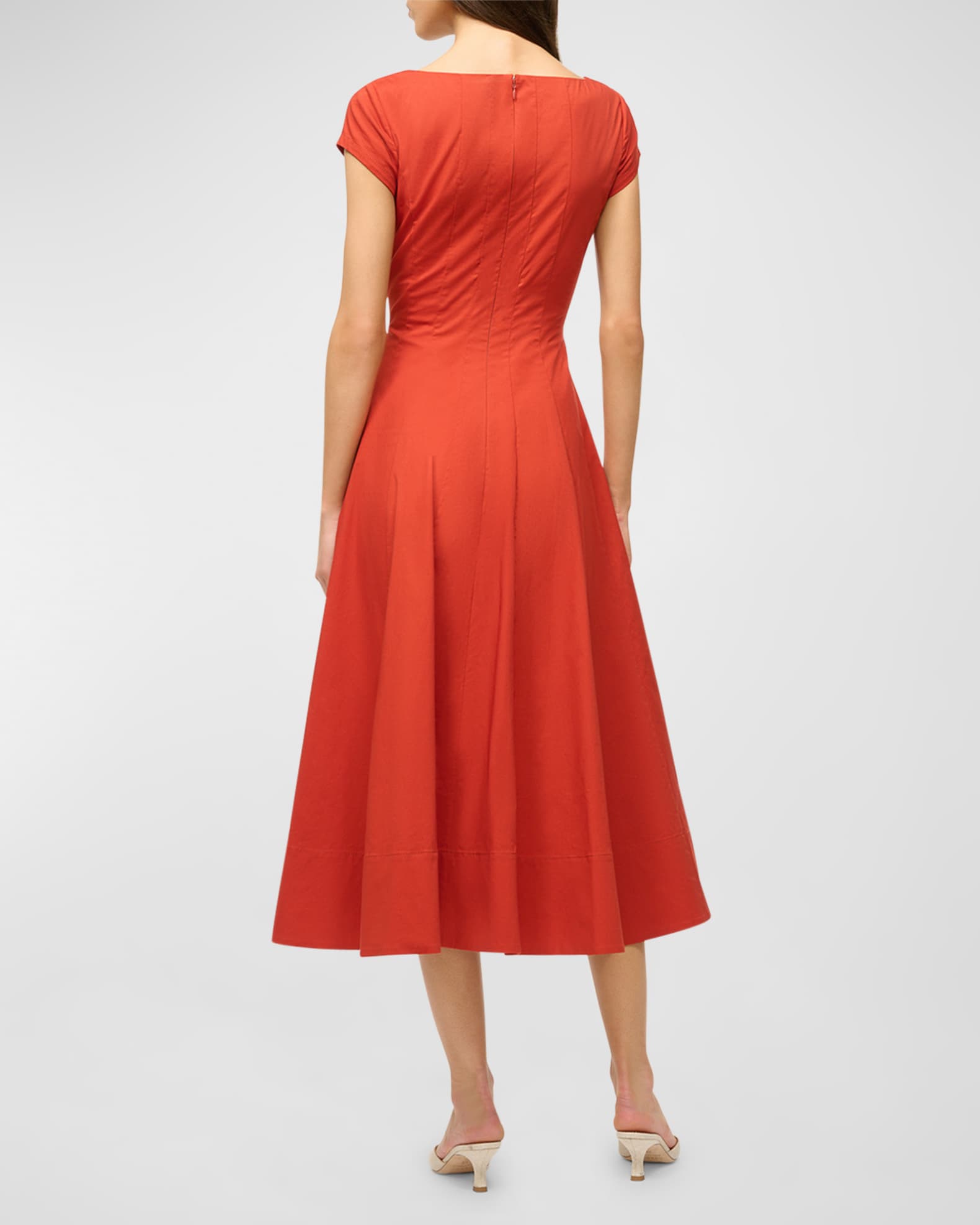 Staud Wells Midi Dress