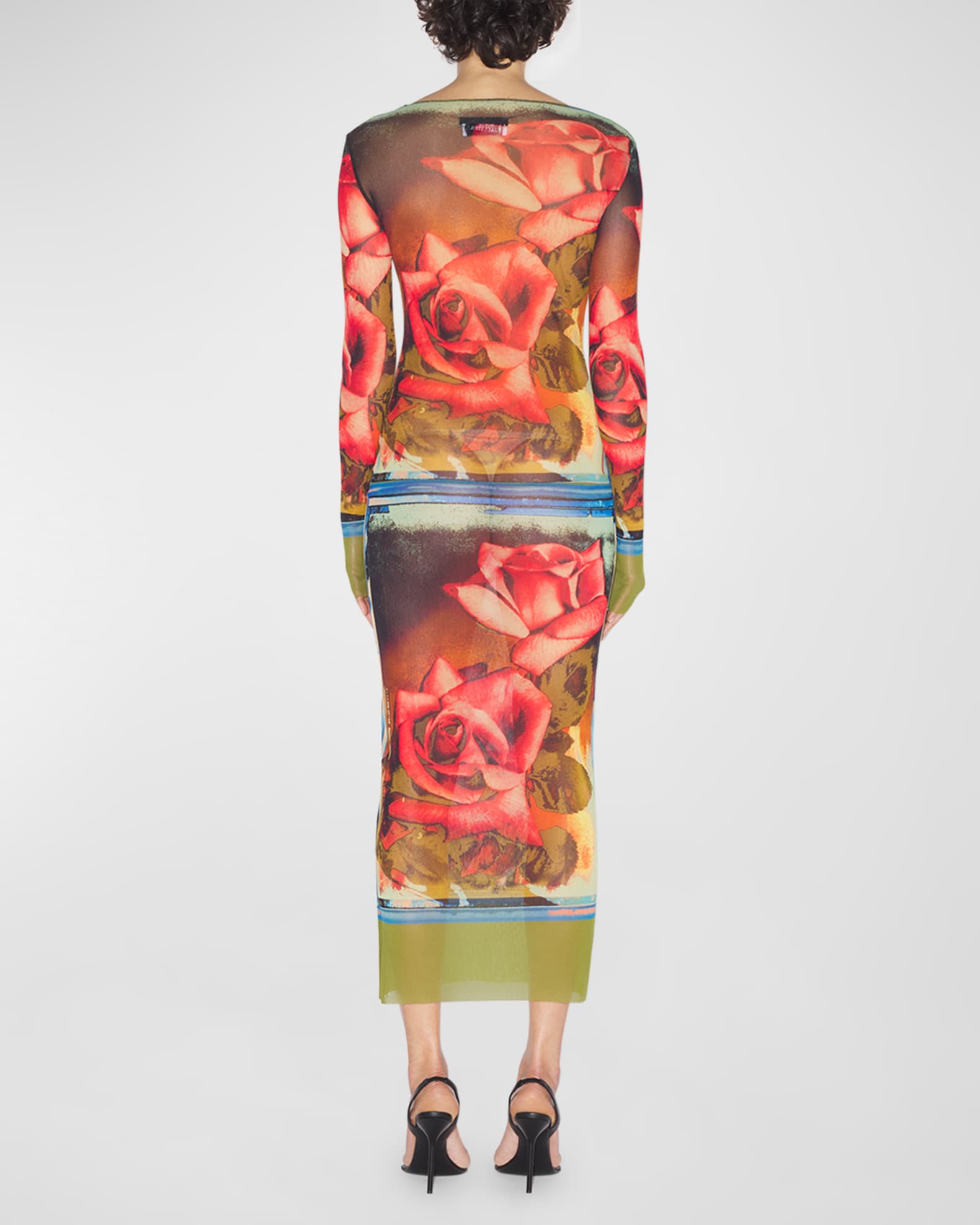 Jean Paul Gaultier Mesh Printed 
