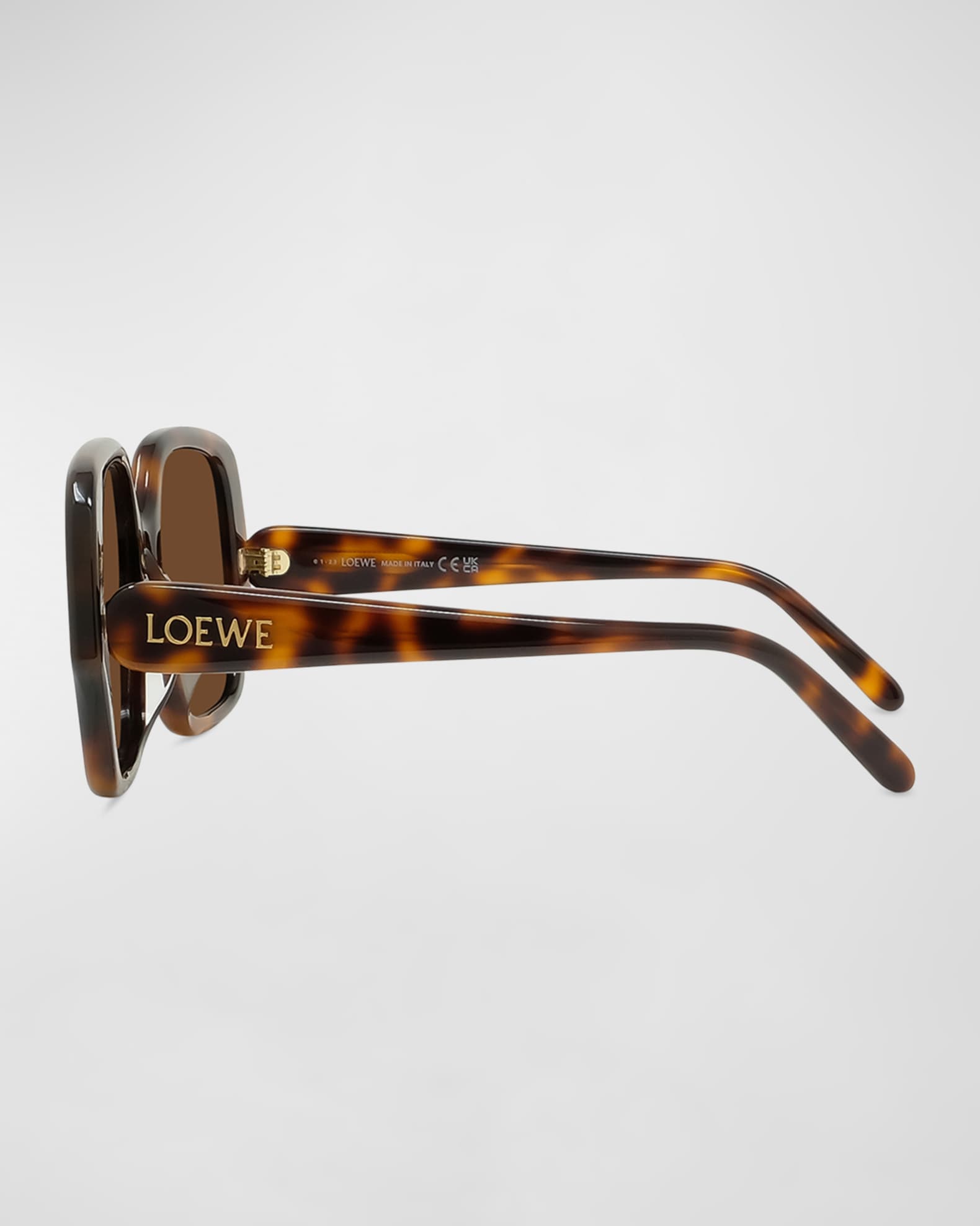サングラス LOEWE PRINTED ACETATE SUNGLASSES LOEWE EYEWEAR Screen square-frame acetate sunglasses | NET-A