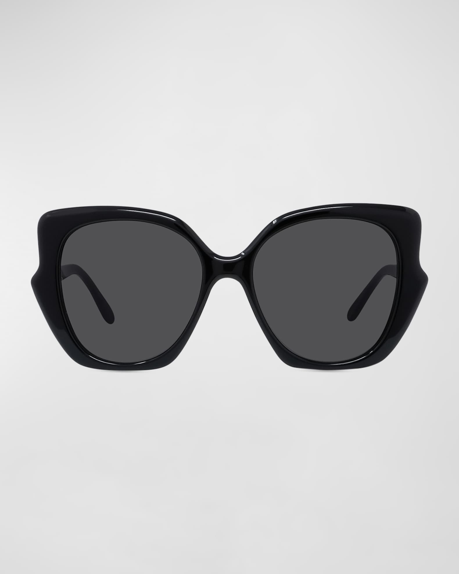 サングラス LOEWE BLACK ACETATE SUNGLASSES Round acetate sunglasses in black - Loewe | Mytheresa