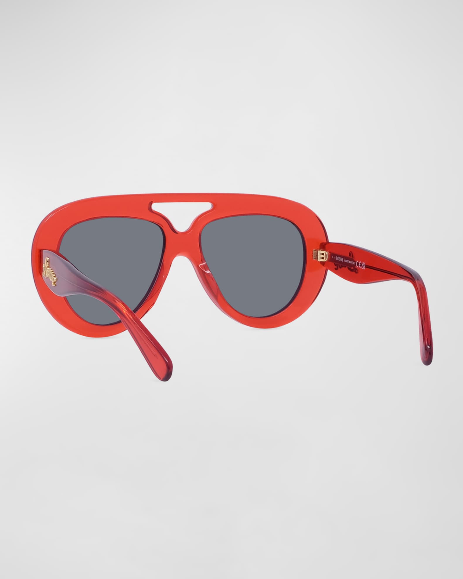 LOEWE スクエアフレムサンクラス LW40113U 50A Loewe Logo Acetate Square Sunglasses | Neiman Marcus