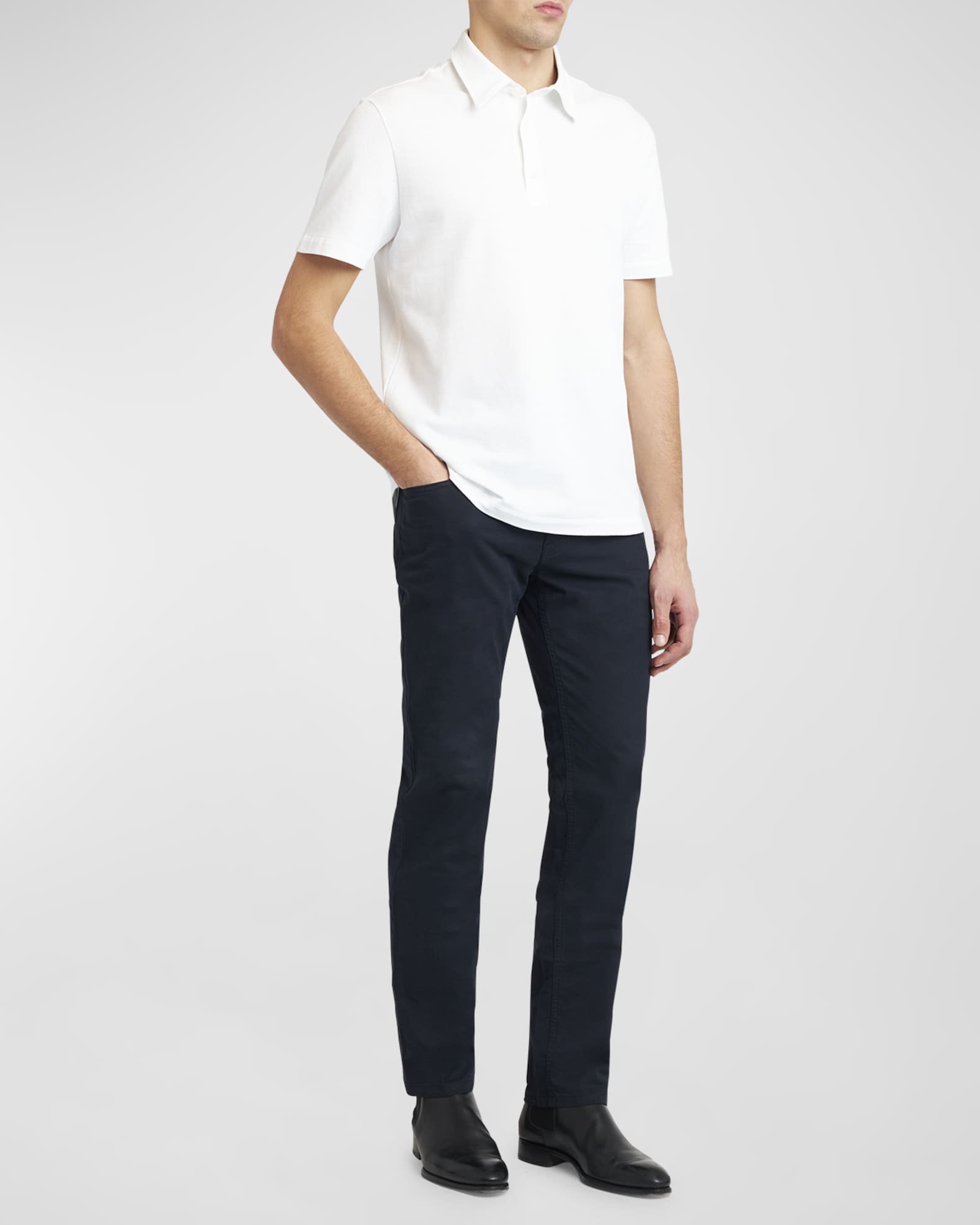 Men's Cotton Jersey Polo Shirt 1