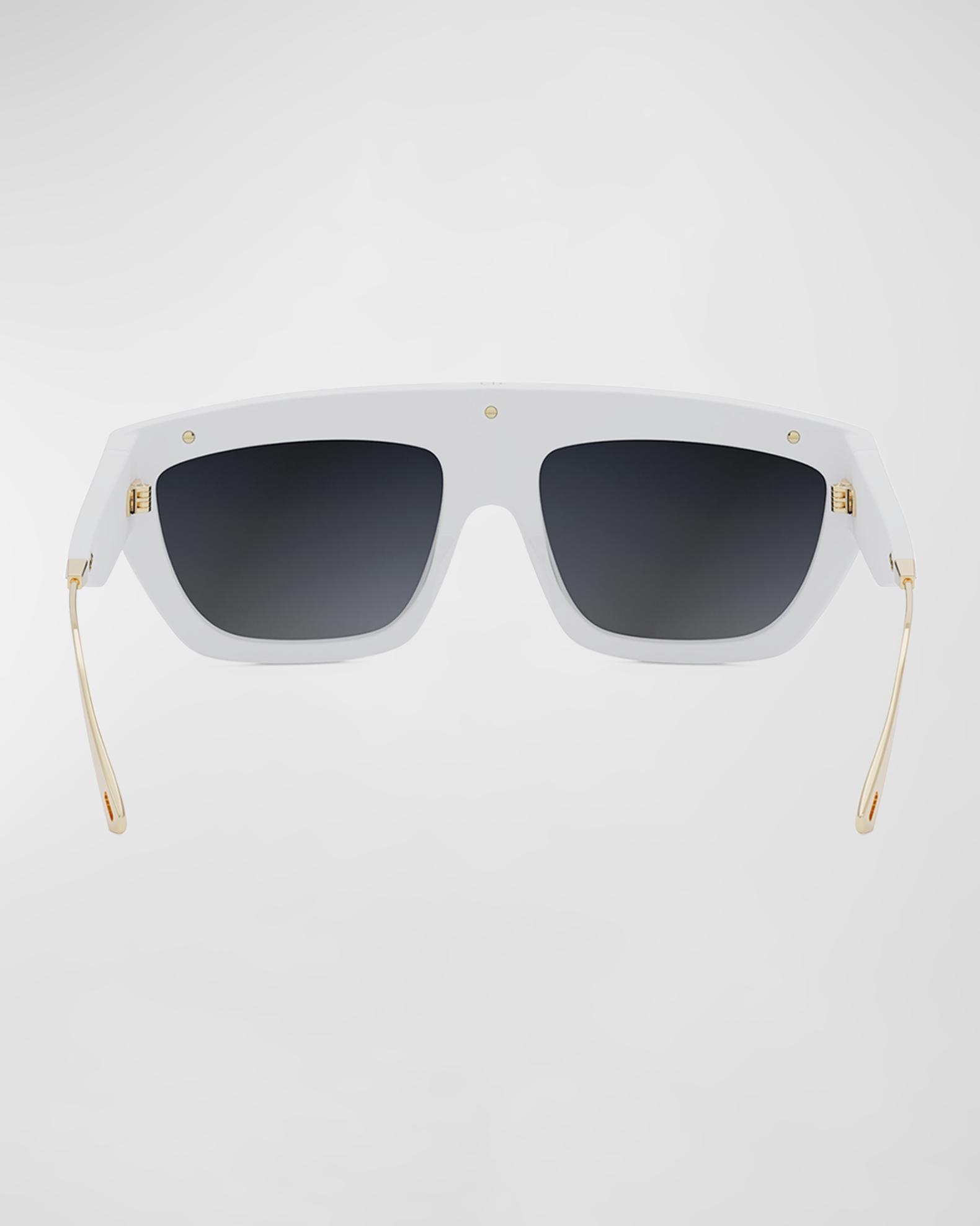 Dior DIORCLUB M7U 51A5 Shield Sunglasses - White/Mirror New, CHRISTIAN DIOR Sunglasses DiorClub M7U 51A5 Authentic main image 4