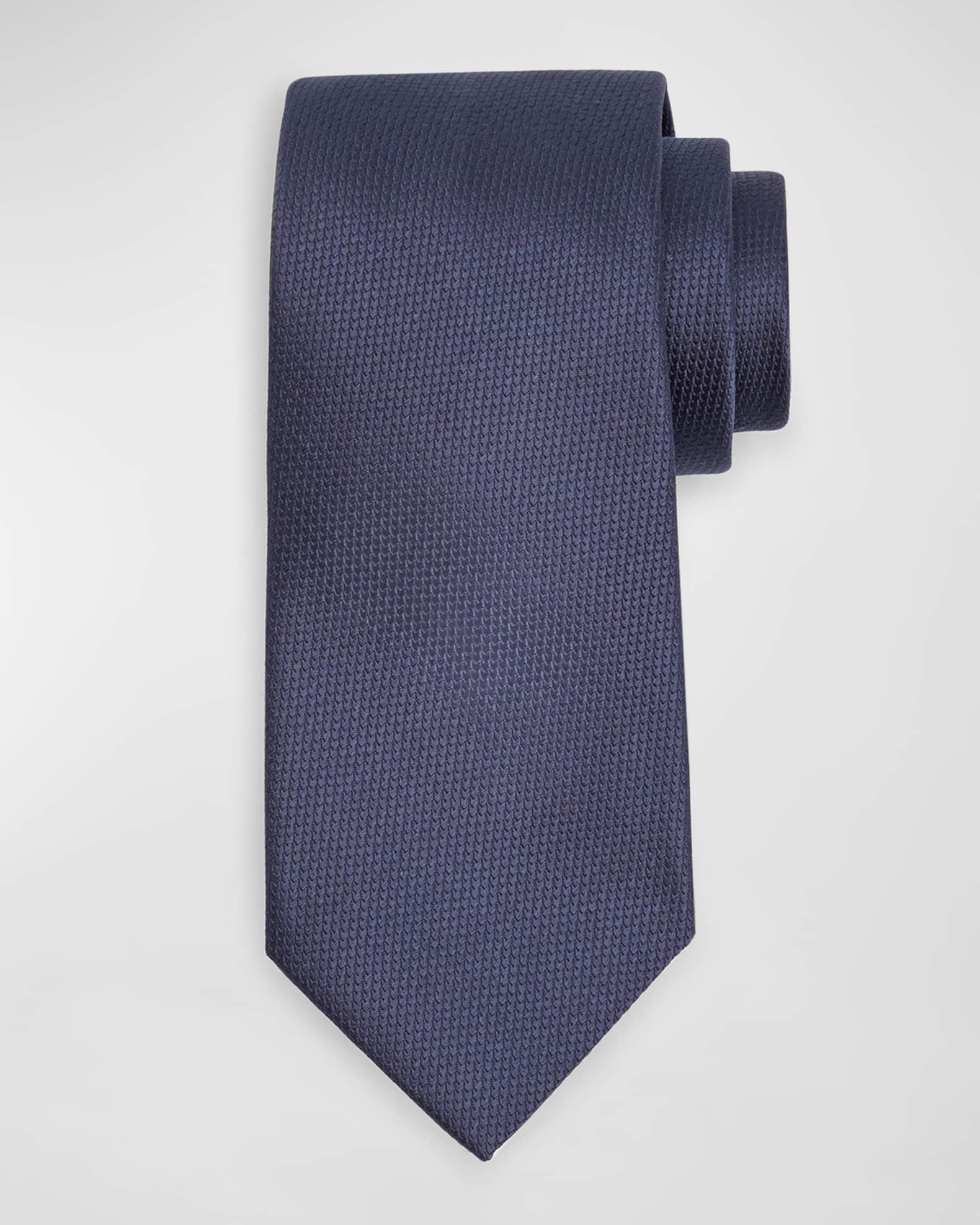 Brioni Men's Textured Silk Tie