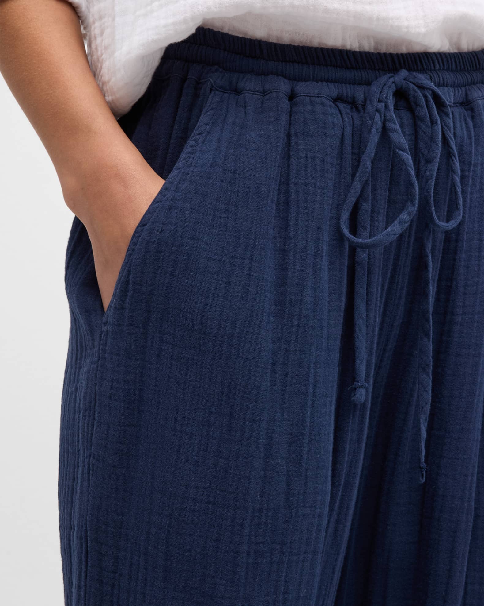 Xirena Dylan StraightLeg Cotton Gauze Pants Neiman Marcus