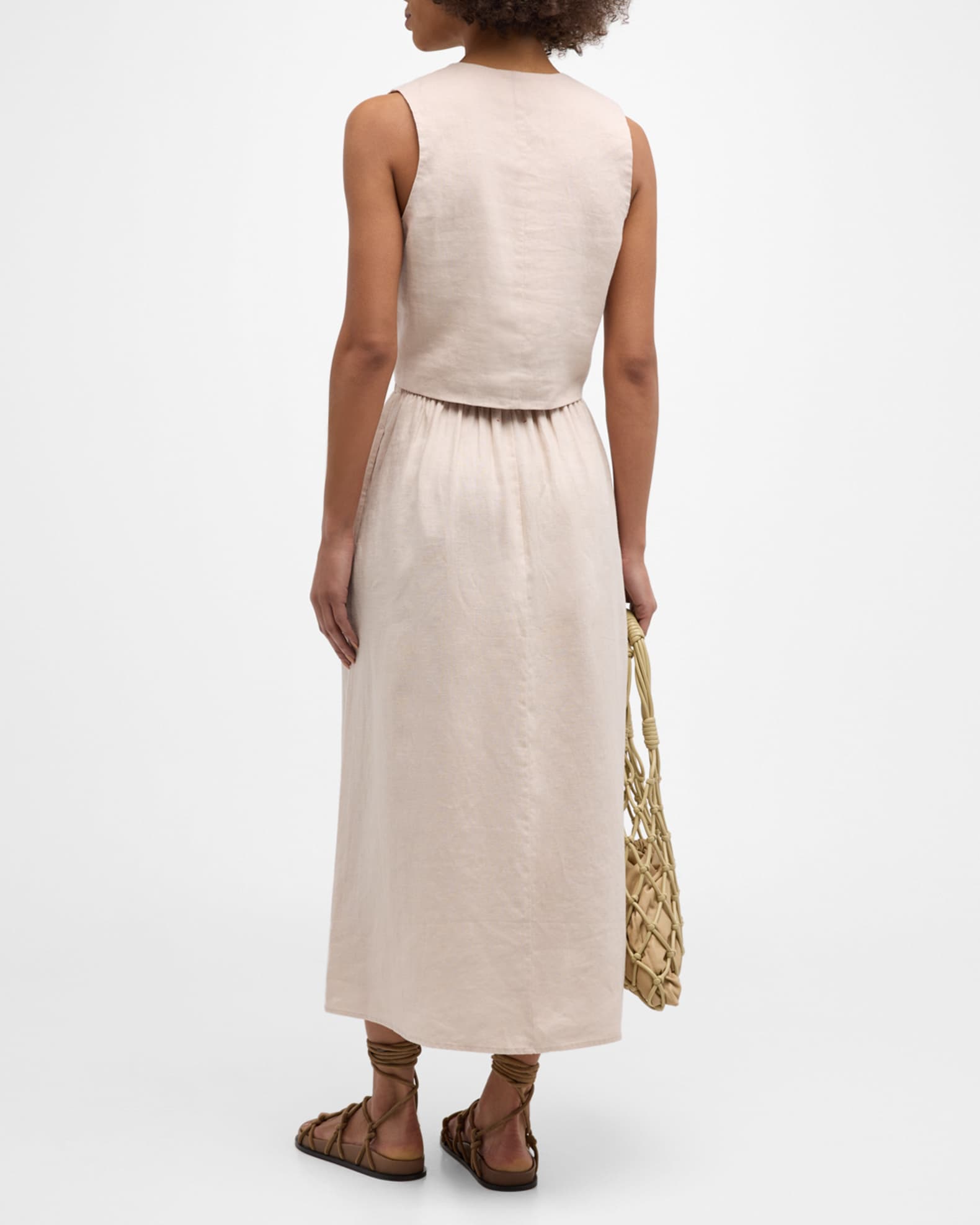 Xirena Loretta A Line Cotton Midi Skirt Neiman Marcus