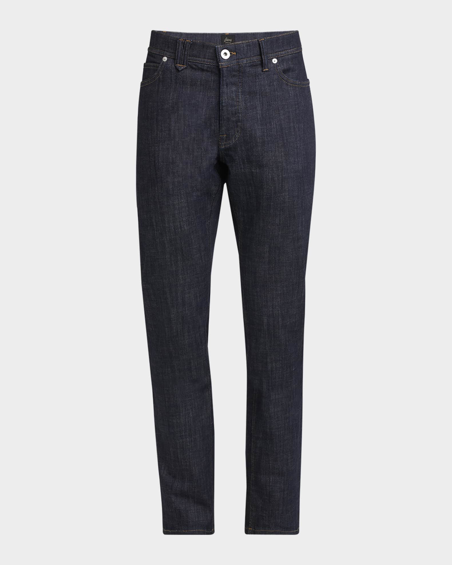 Men's Dark Wash Straight-Leg Jeans 0