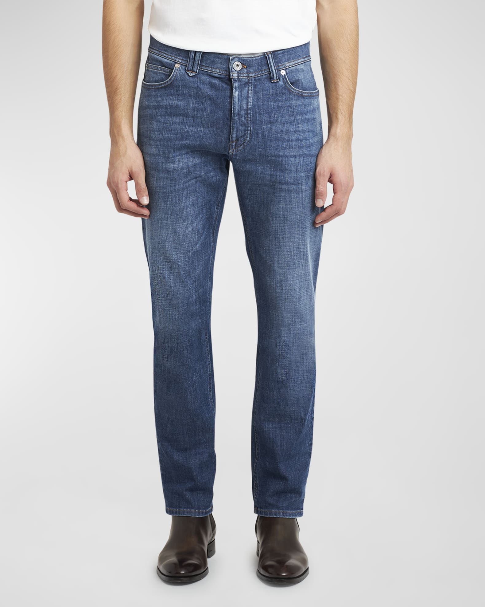 福袋 | レディースファッション通販【公式】 Jeans Straight-Leg Wash Light Men's Brioni | Marcus Neiman パンツ