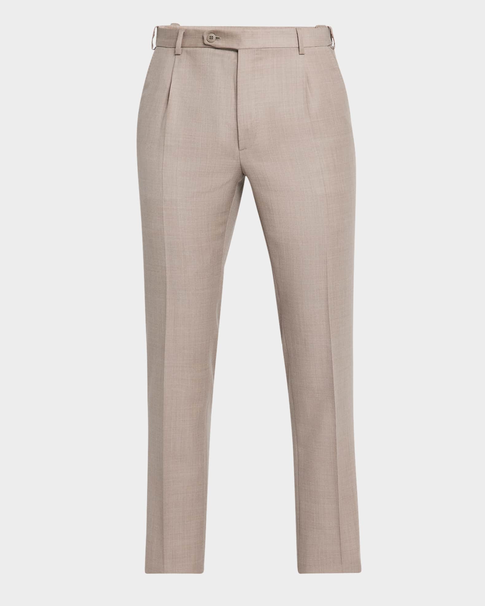 Men's Wool Twill Trousers 0