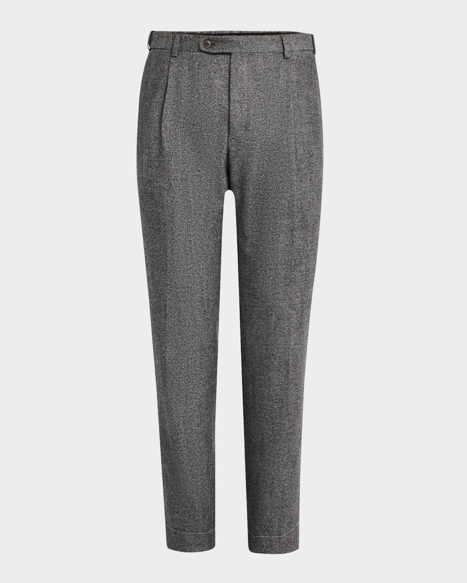 Men's Wool Flannel Trousers 0