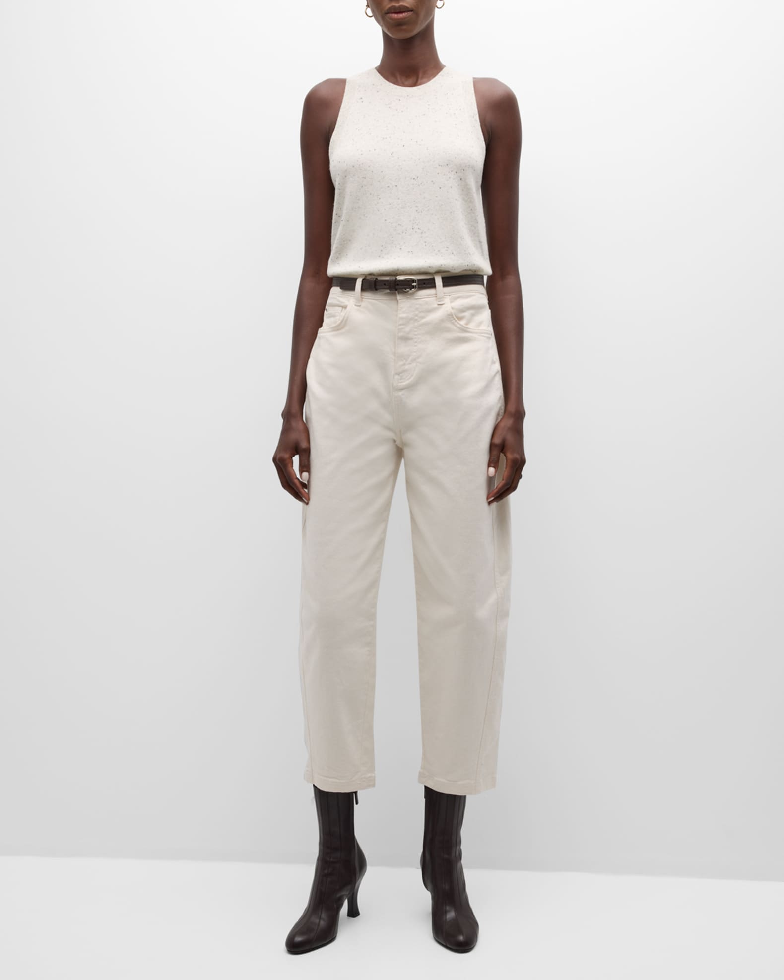 Desiree Speckled Wool Tank 1