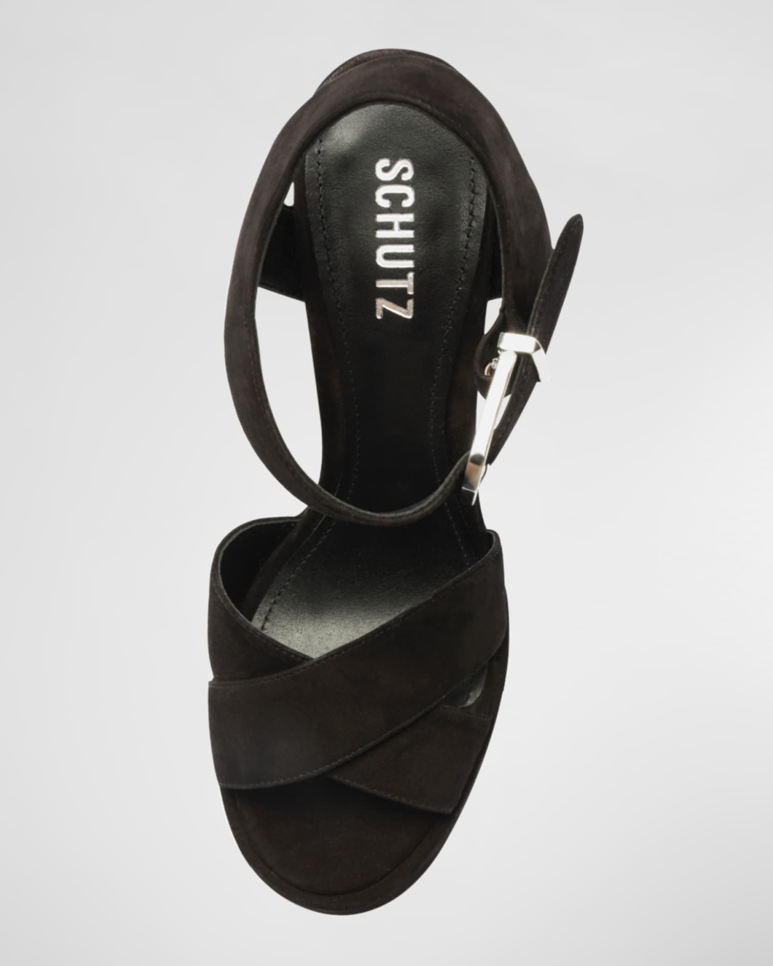 Penelope Suede Ankle Strap Platform Sandals