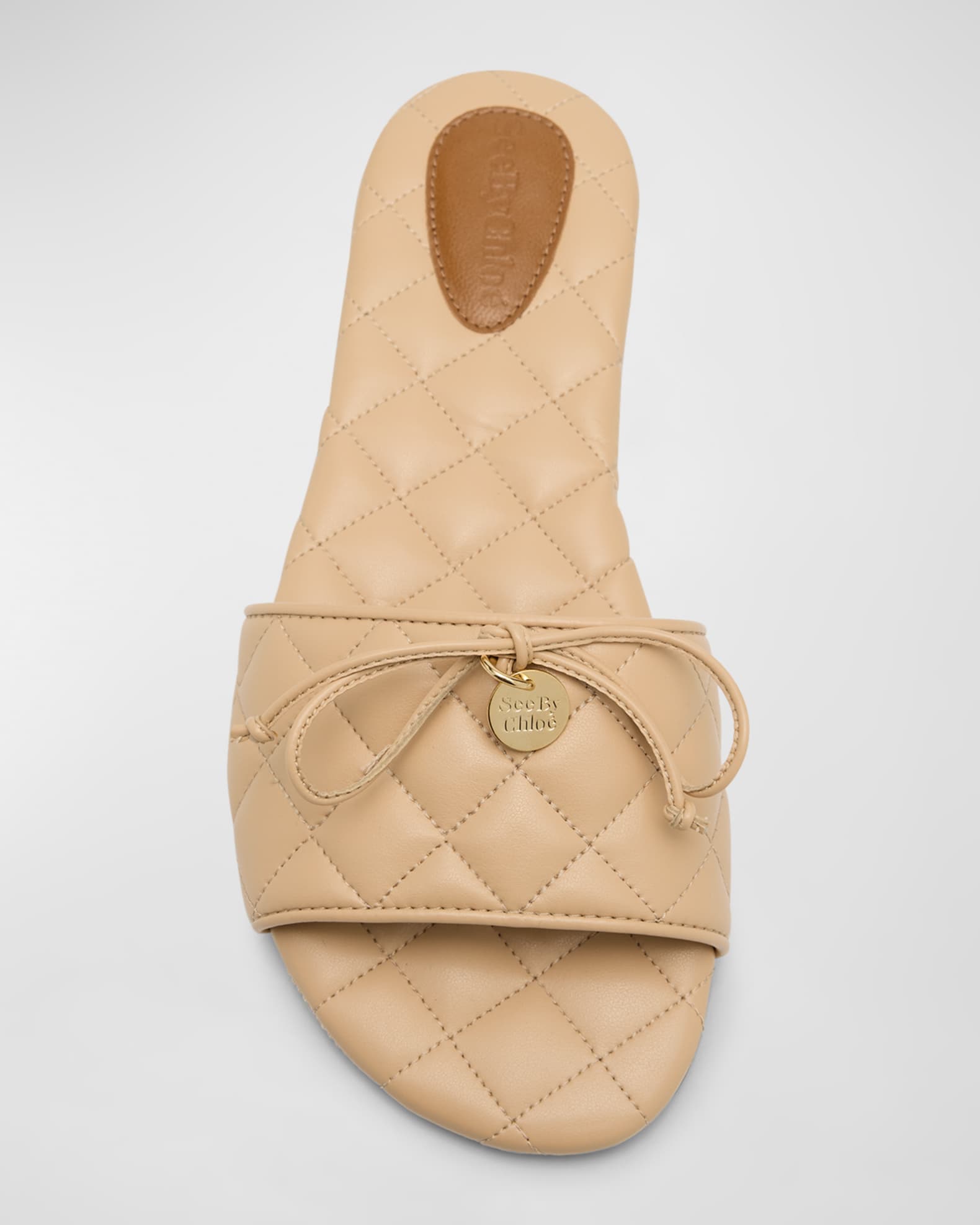 See by chloe leather slides shop