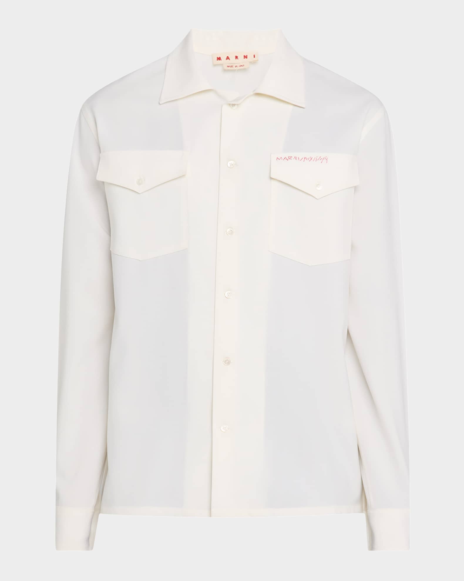 Men's Embroidered Logo Sport Shirt 0