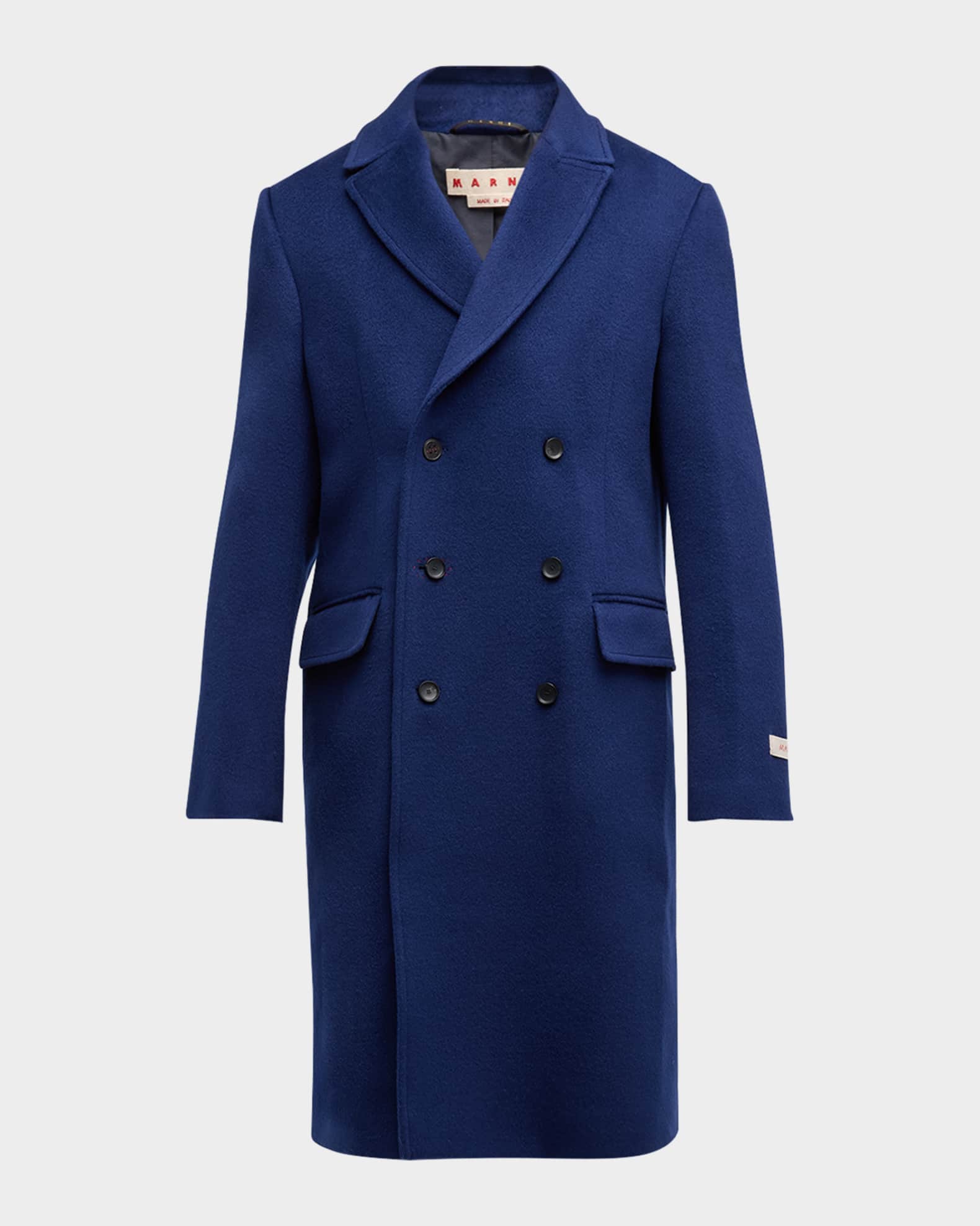 Marni Men s Double Breasted Overcoat Neiman Marcus