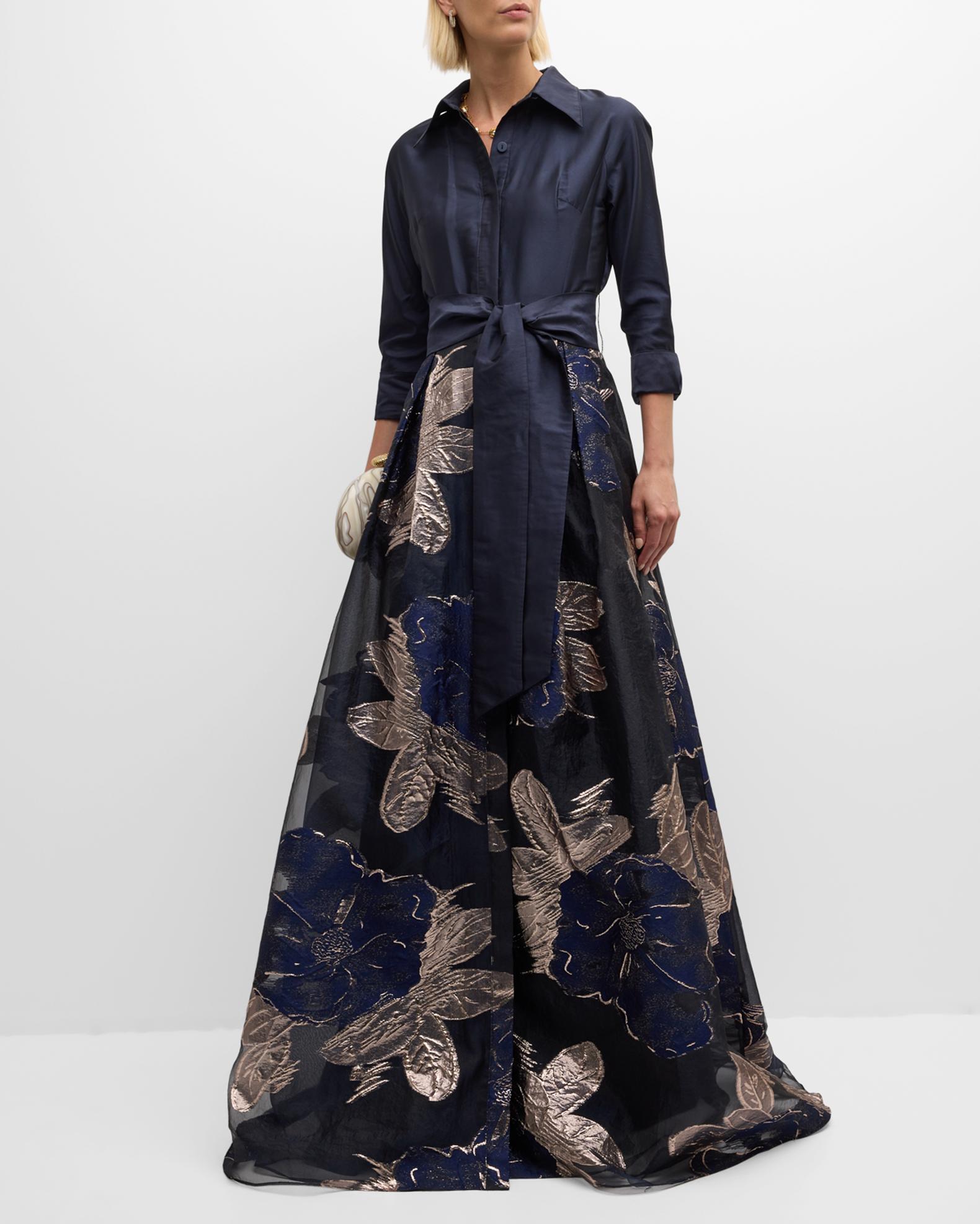 rickie freeman for teri jon cocktail dresses Cotton Print Tie Neck Dress Size 10 makes this the perfect choice for upscale events Rickie Freeman By Teri Jon