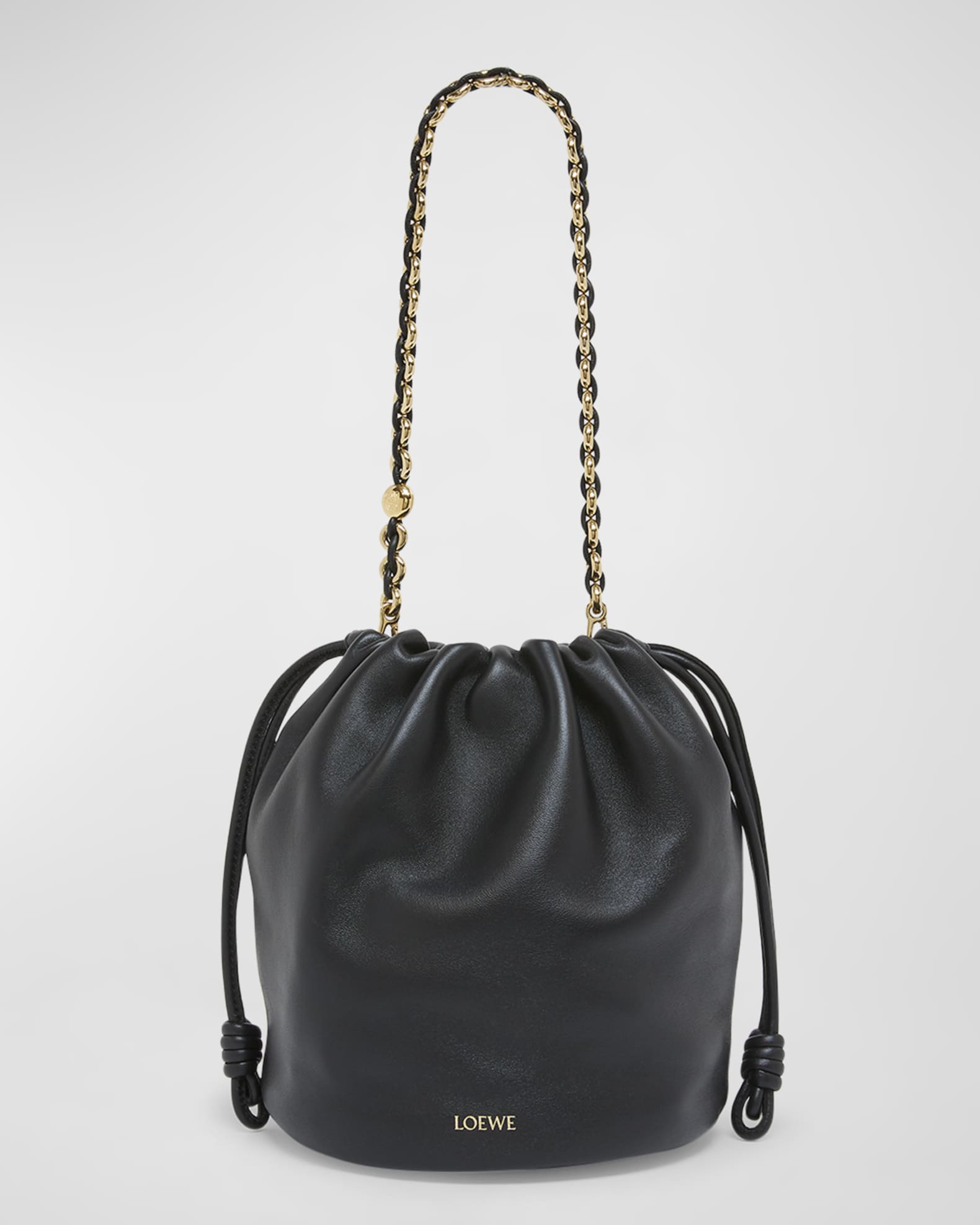 Loewe x Paula's Ibiza Flamenco Bucket Bag in Napa Leather