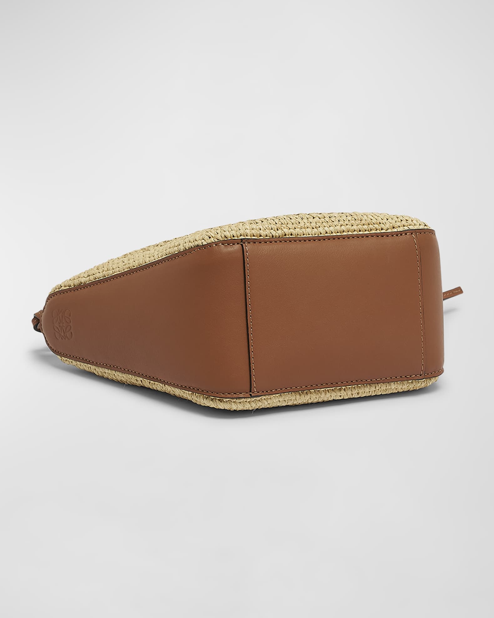 x Paula’s Ibiza Hammock Mini Hobo Bag in Raffia with Leather Strap 1